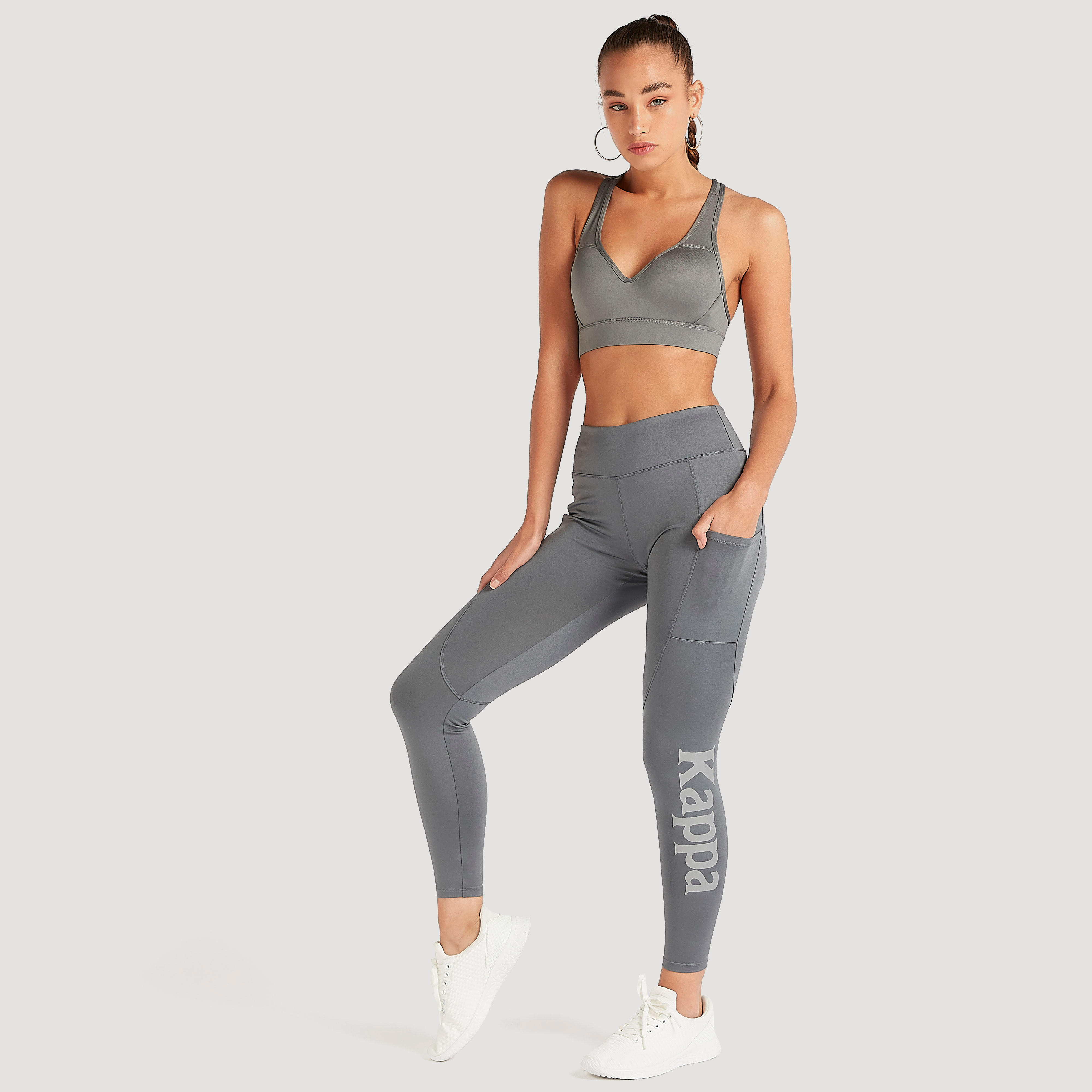 بنطلون ليقنز بخصر مطّاطي وجيوب وطبعات من كابا-women-clothing-bottoms-leggings-image-5
