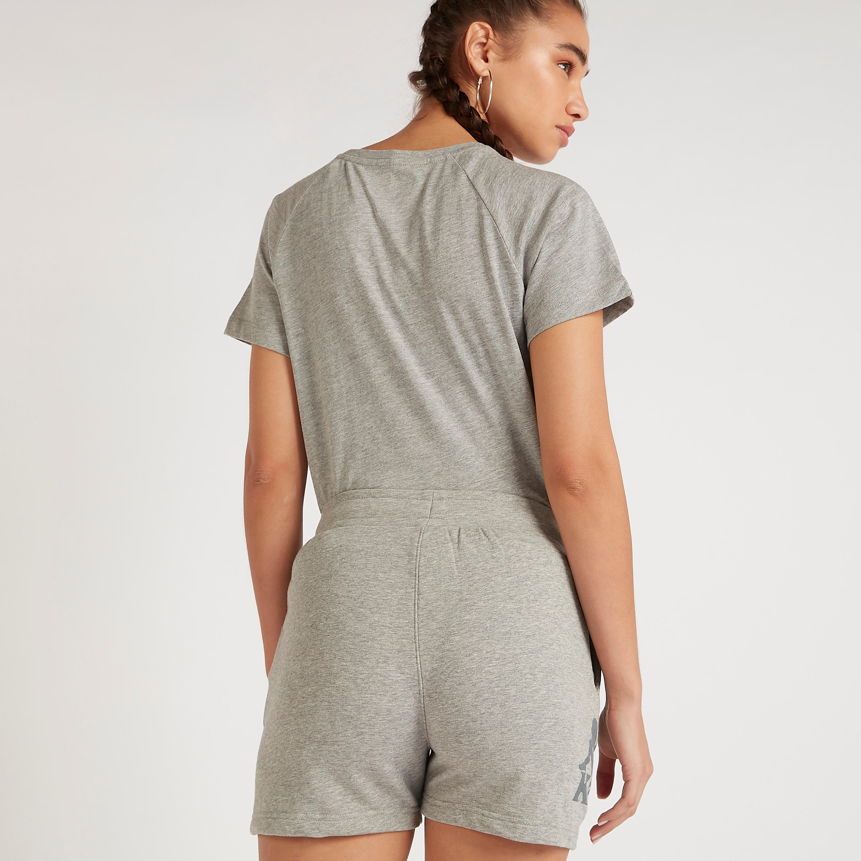 شورت برباط وجيوب وطبعات من كابا-women-clothing-bottoms-shorts-image-4