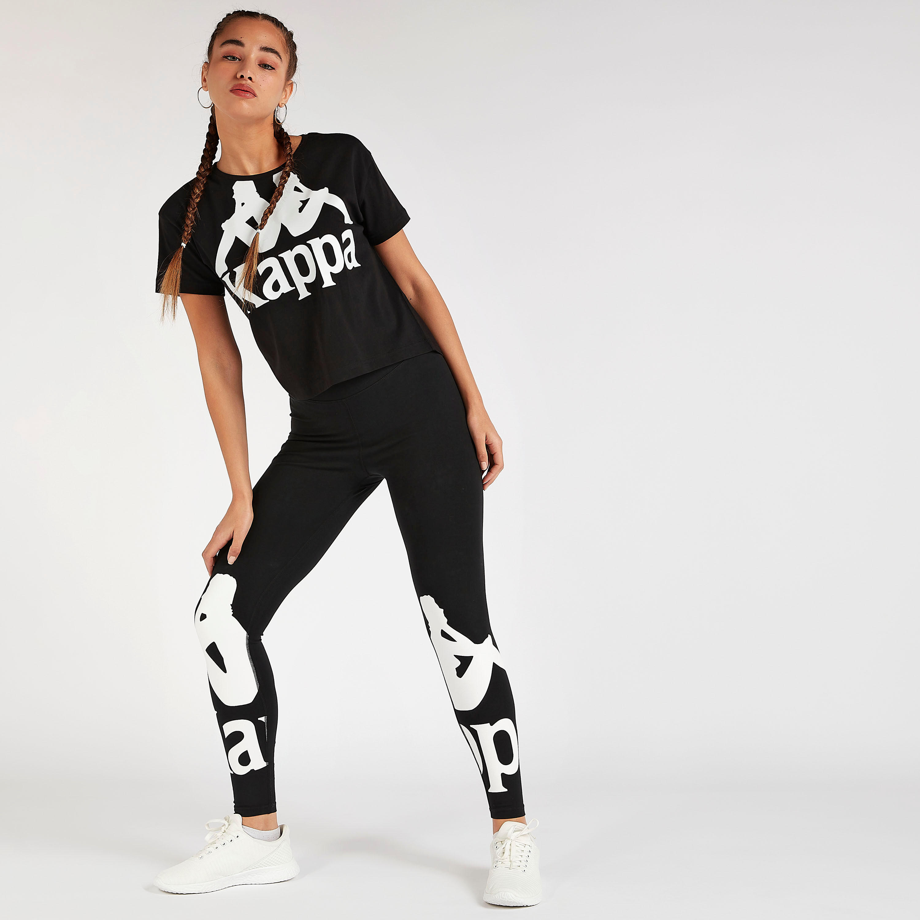 بنطلون ليقنز بخصر مطّاطي وطبعات من كابا-women-clothing-bottoms-leggings-image-3