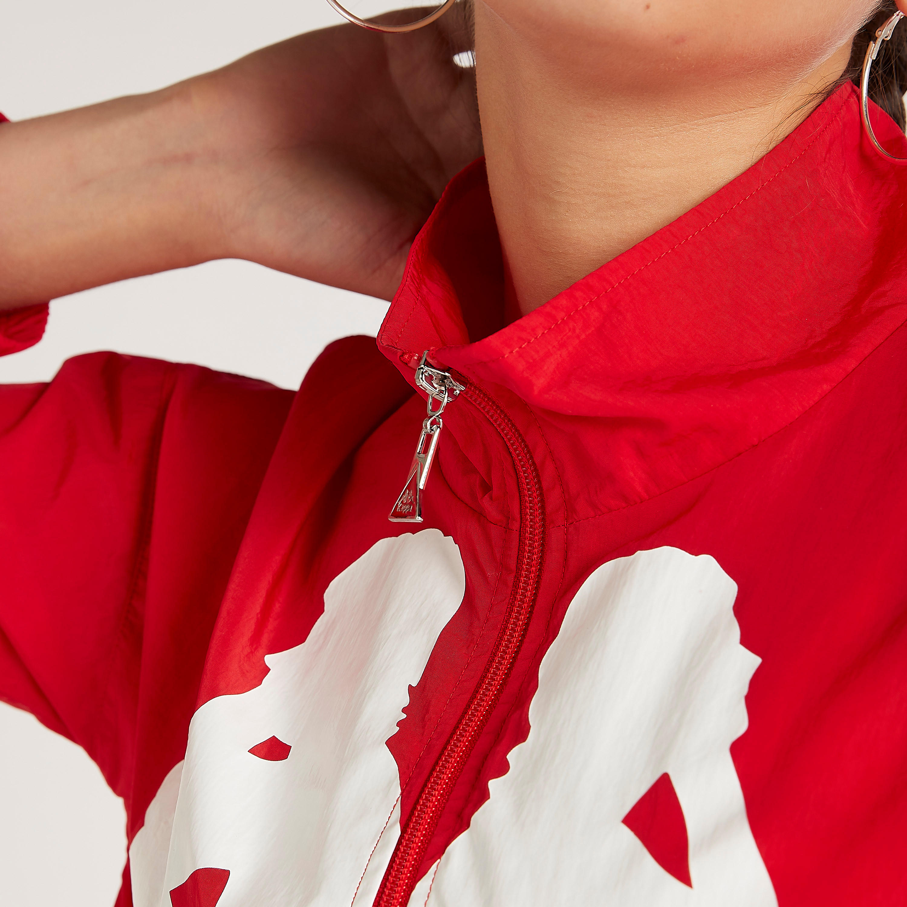 Kappa Printed Zip Through Jacket with Long Sleeves-women-clothing-sportswearandactivewear-coatsandjackets-jackets-image-6