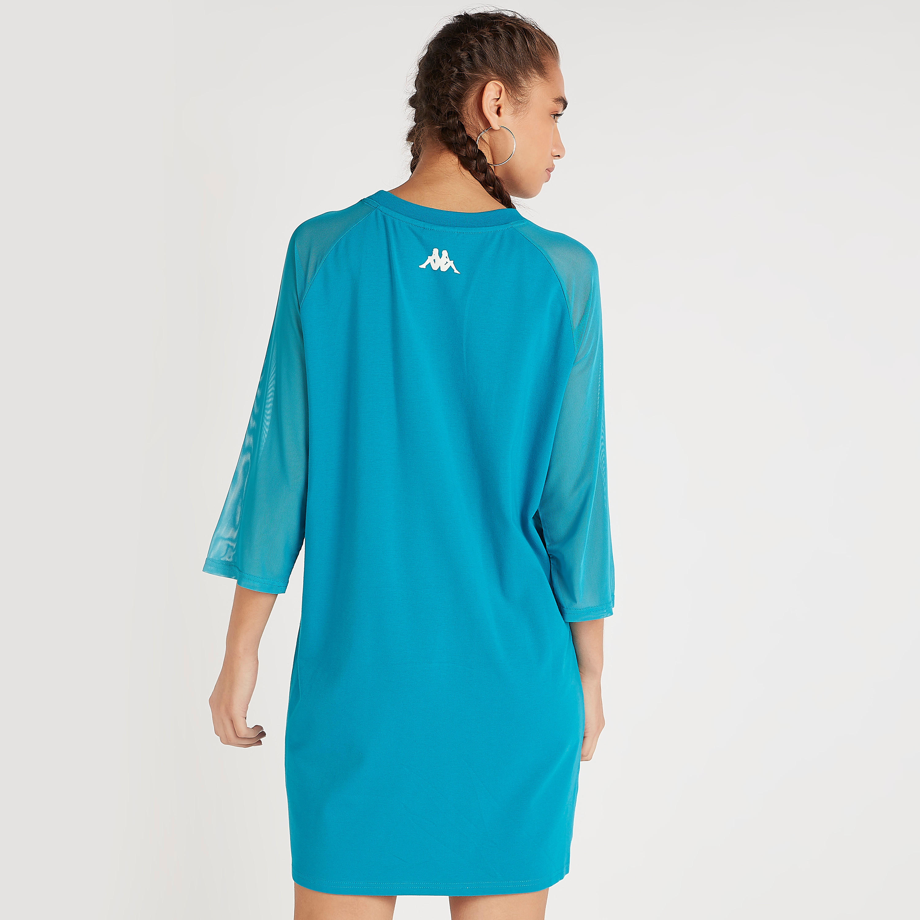 تيشيرت بياقة مستديرة وأكمام 3/4 وطبعات من كابا-women-clothing-sportswearandactivewear-tshirtsandvests-image-5