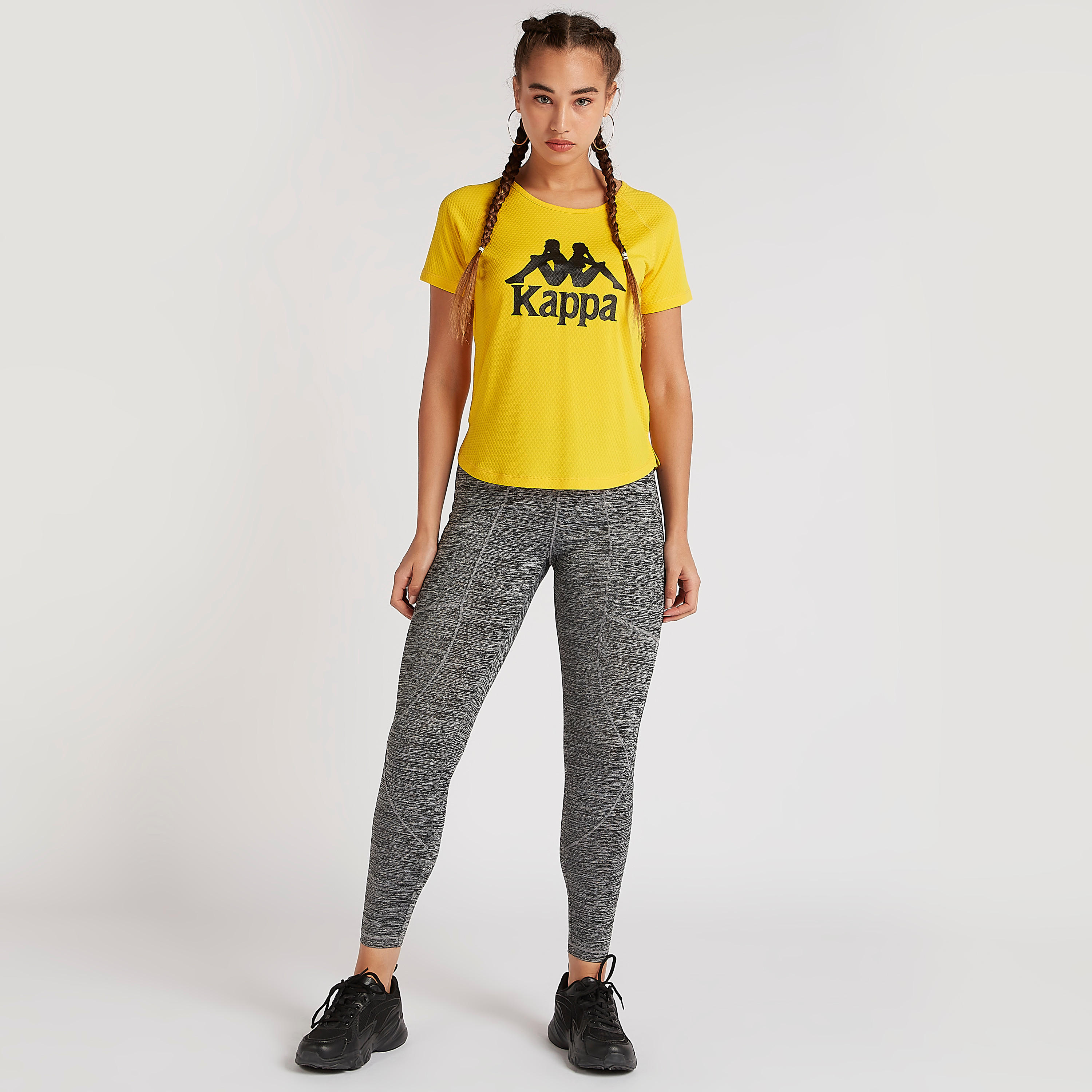 بنطلون ليقنز بتصاميم مغايرة وجيوب وطبعات من كابا-women-clothing-bottoms-leggings-image-2