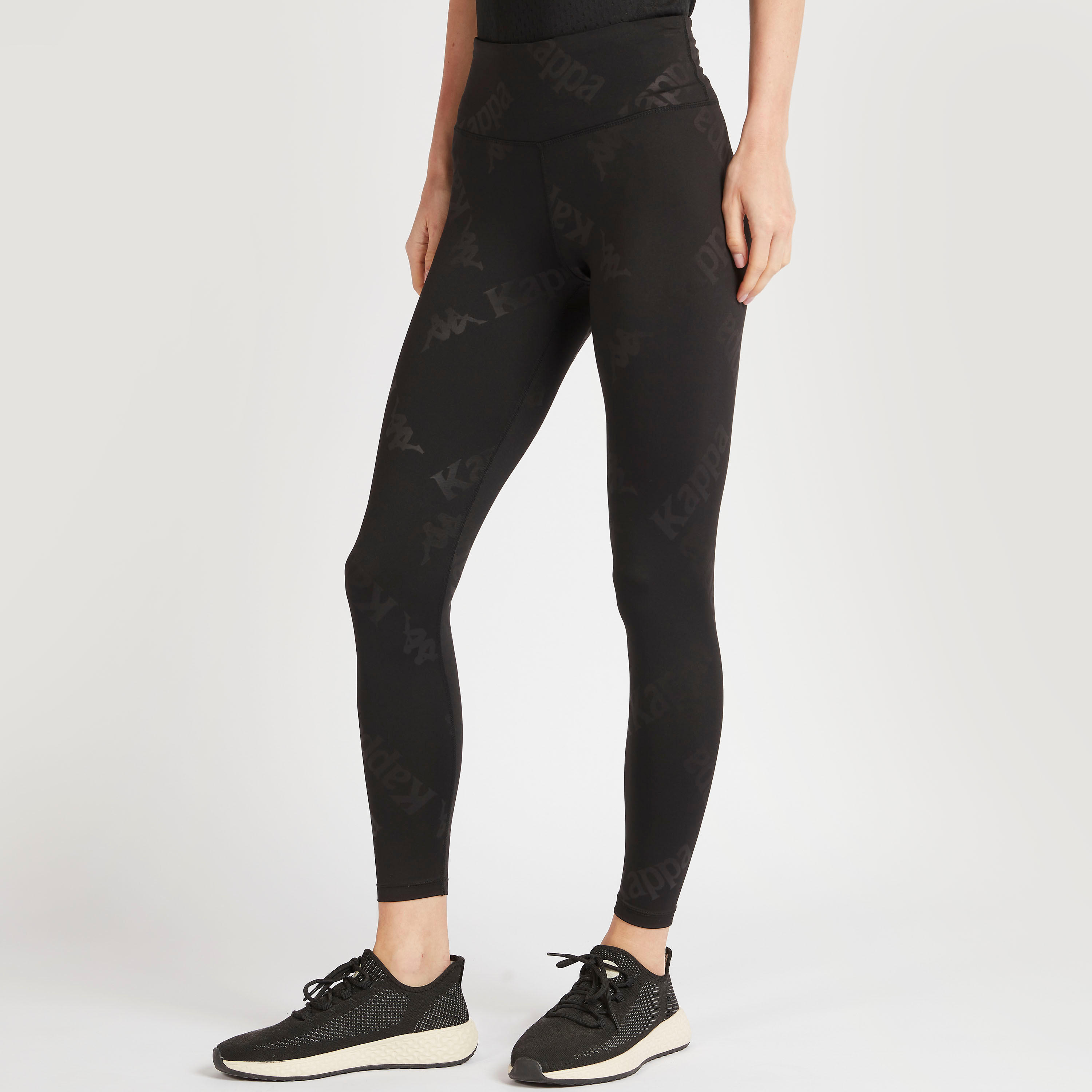 Kappa Printed Leggings with Elasticated Waistband-women-clothing-bottoms-leggings-image-1
