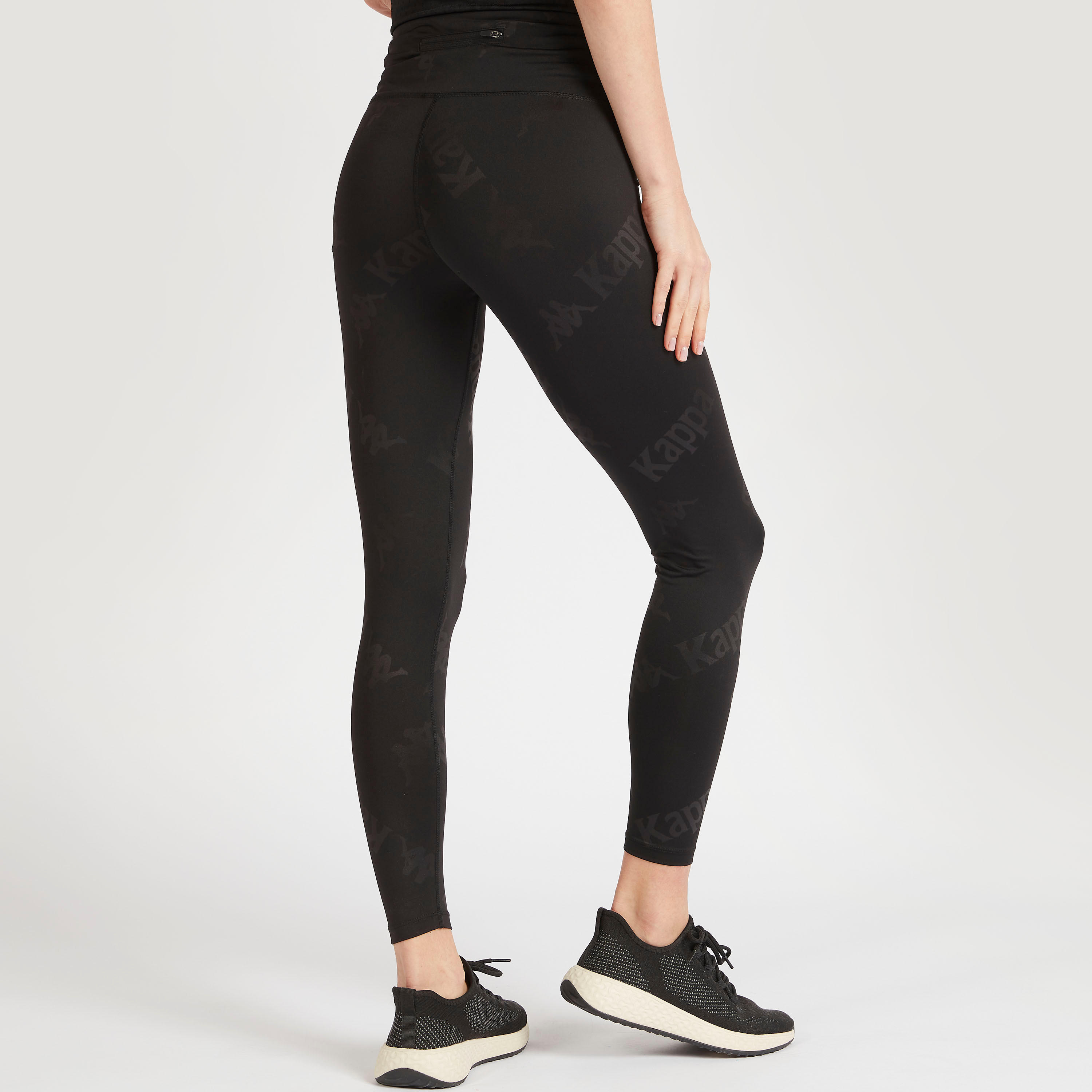Kappa Printed Leggings with Elasticated Waistband-women-clothing-bottoms-leggings-image-4