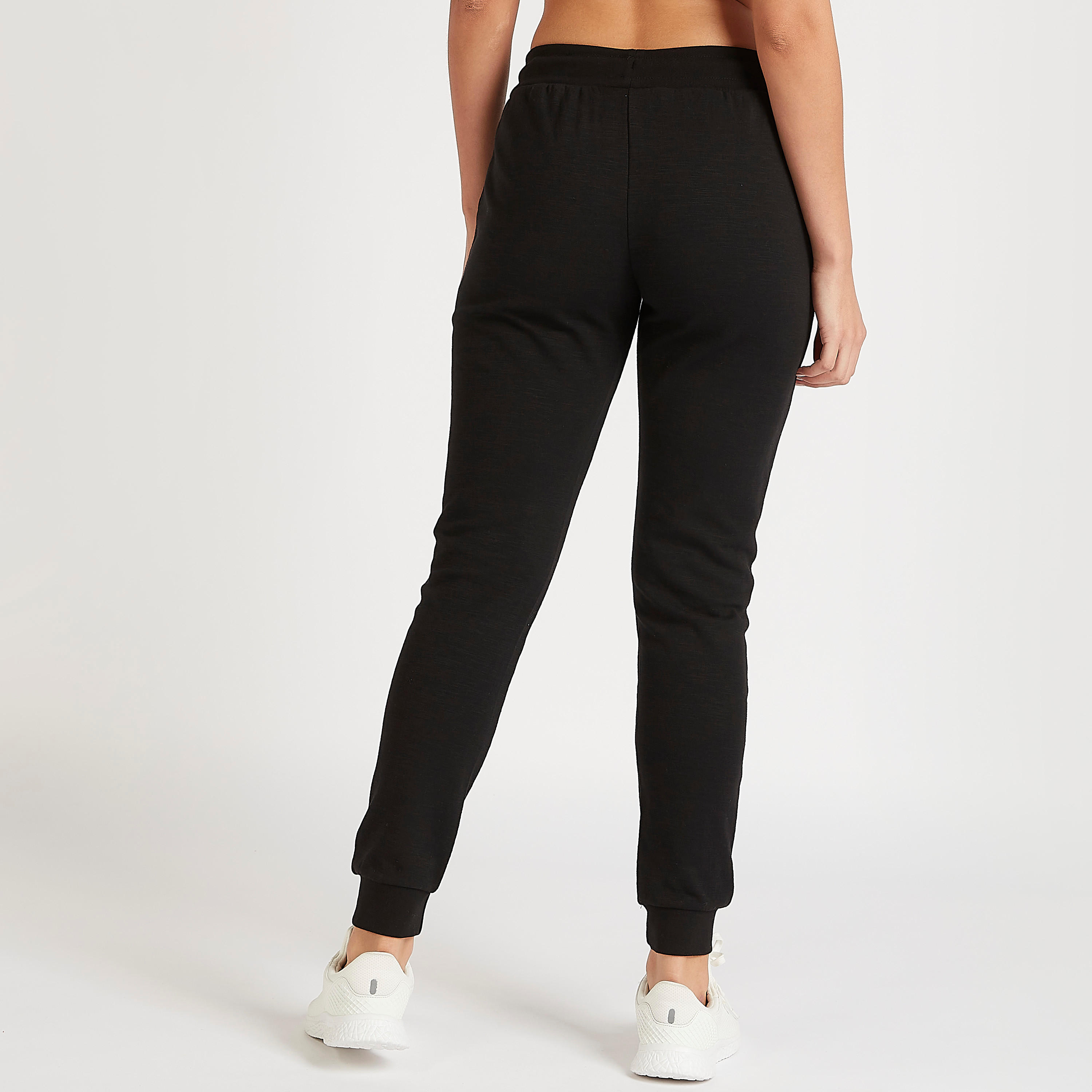 Kappa Plain Joggers with Drawstring Closure-women-clothing-bottoms-joggers-image-4