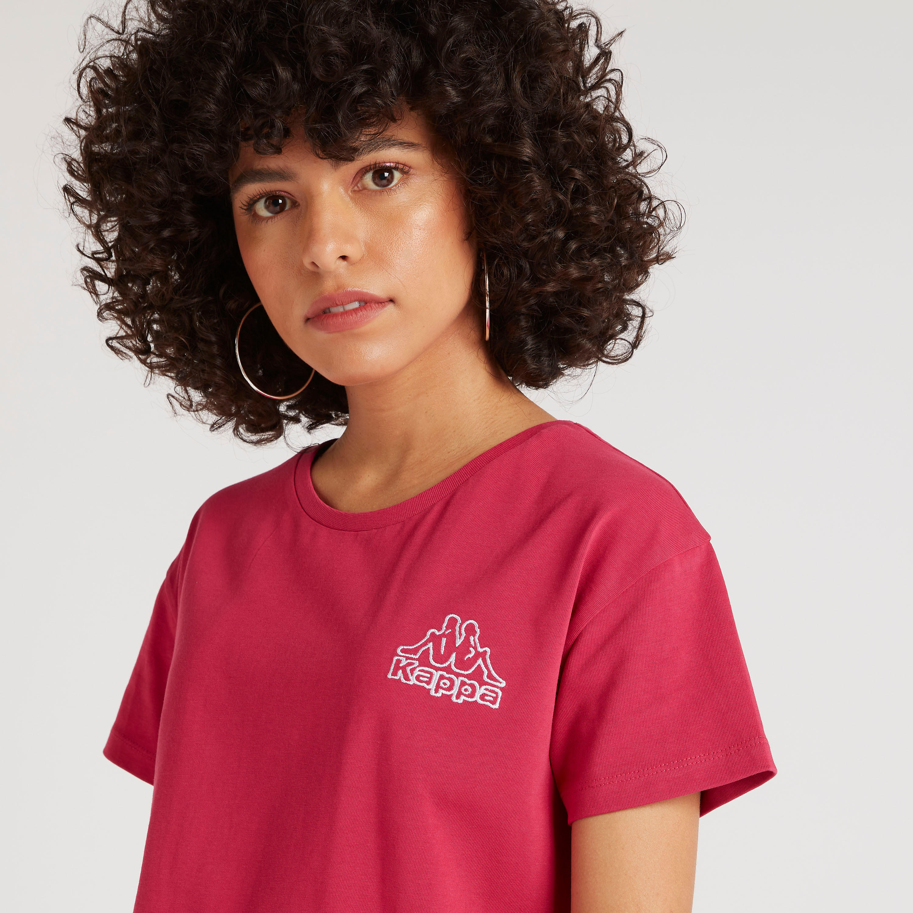 تيشيرت سادة بأكمام قصيرة من كابا-women-clothing-sportswearandactivewear-tshirtsandvests-image-5