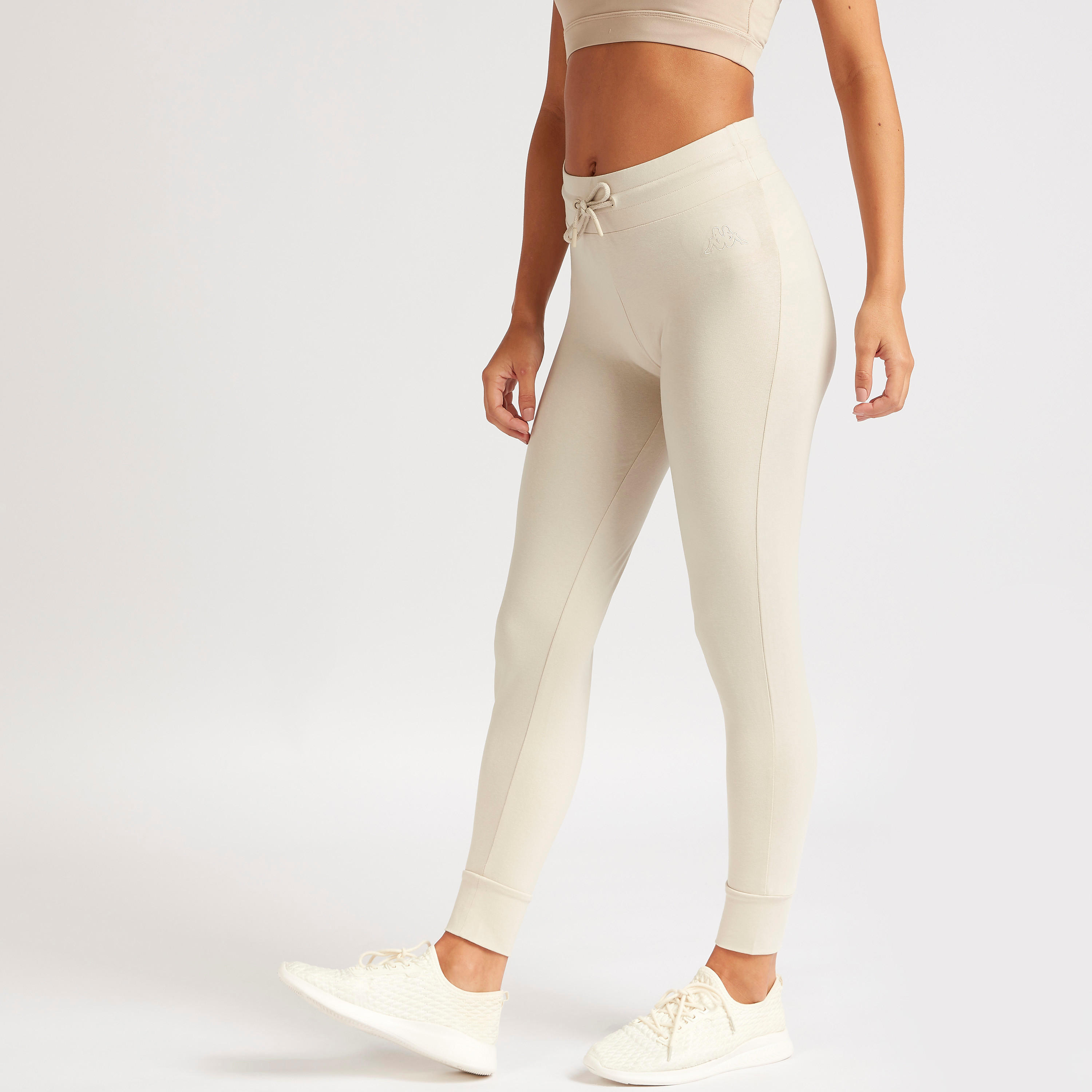 Kappa Solid Joggers with Drawstring Closure-women-clothing-bottoms-joggers-image-1