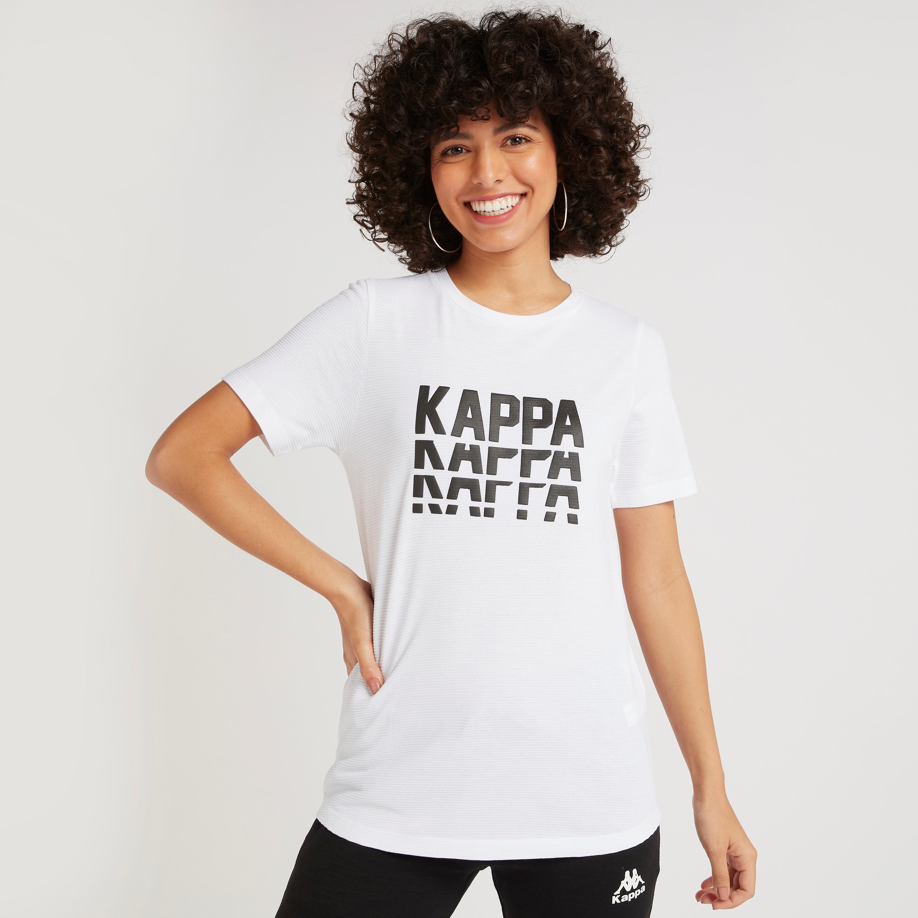 تيشيرت بأكمام قصيرة وطبعات من كابا-women-clothing-sportswearandactivewear-tshirtsandvests-image-1