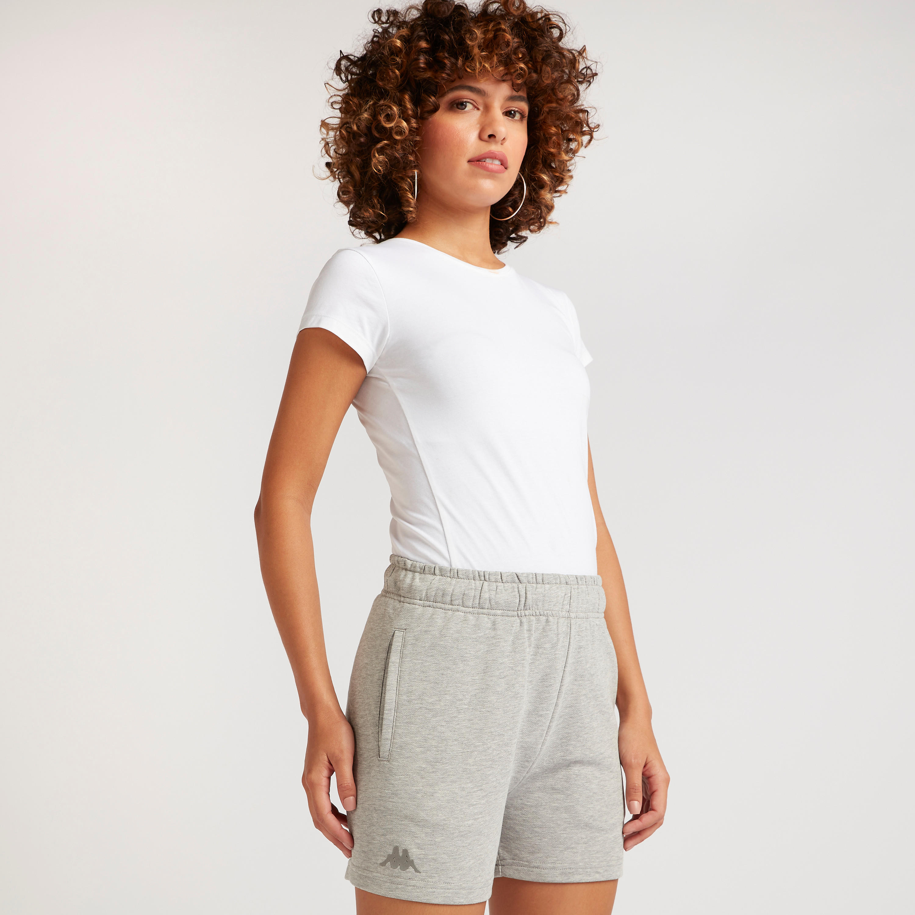 شورت بخصر مطّاطي وجيوب وطبعات من كابا-women-clothing-bottoms-shorts-image-1