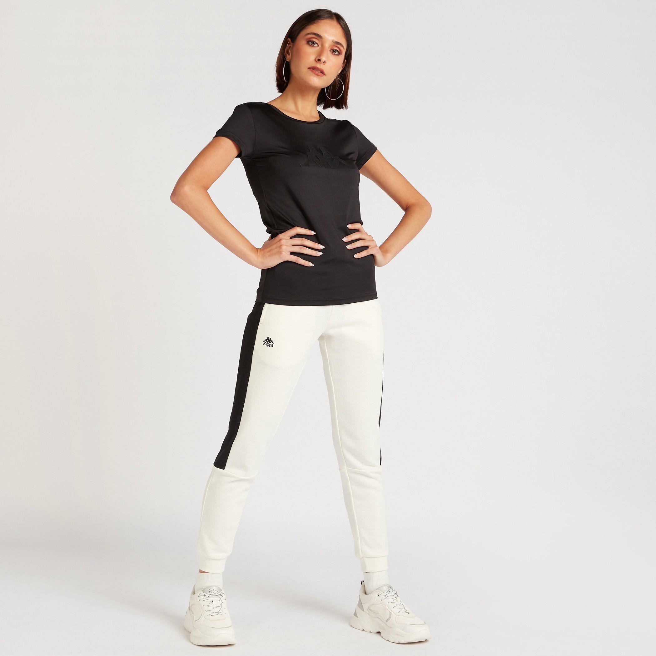 تيشيرت بياقة مستديرة وأكمام قصيرة من كابا-women-clothing-sportswearandactivewear-tshirtsandvests-image-3