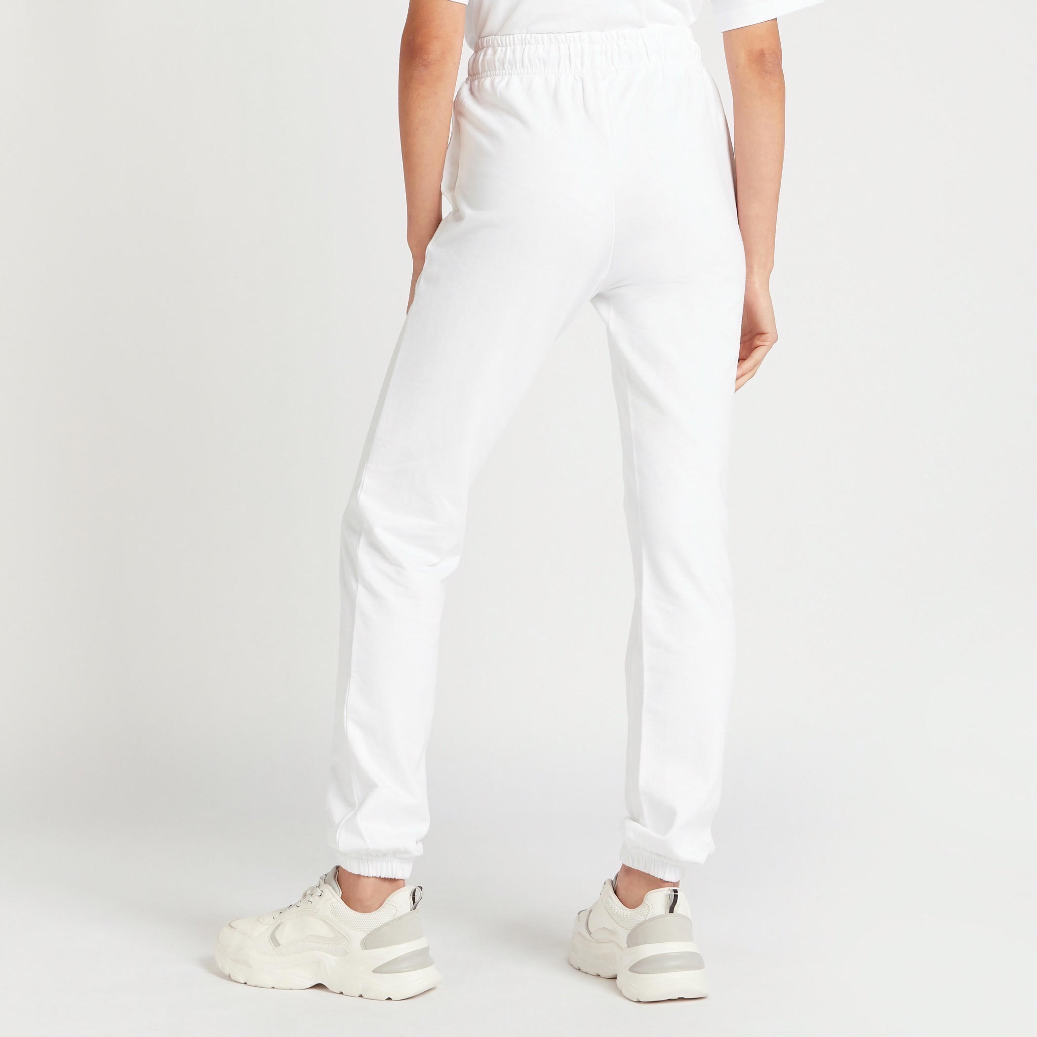 Kappa Logo Detail Joggers with Pockets-women-clothing-bottoms-joggers-image-4
