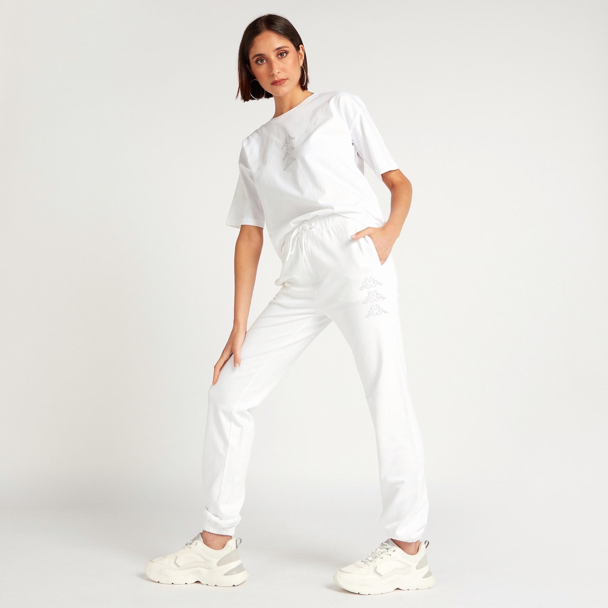 Kappa Logo Detail Joggers with Pockets-women-clothing-bottoms-joggers-image-5
