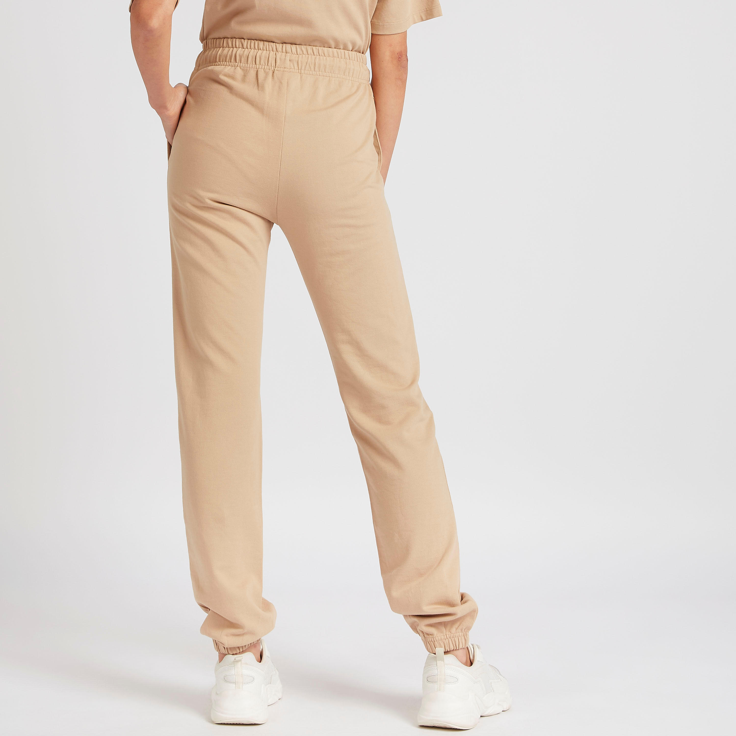 Kappa Logo Detailed Joggers with Drawstring Closure-women-clothing-bottoms-joggers-image-4