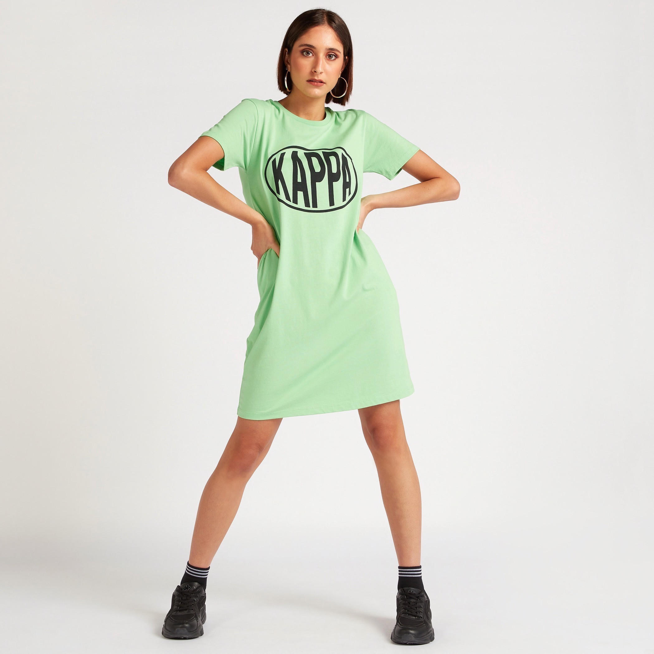 فستان تيشيرت بياقة ضيّقة وأكمام قصيرة من كابا-women-clothing-sportswearandactivewear-tshirtsandvests-image-2
