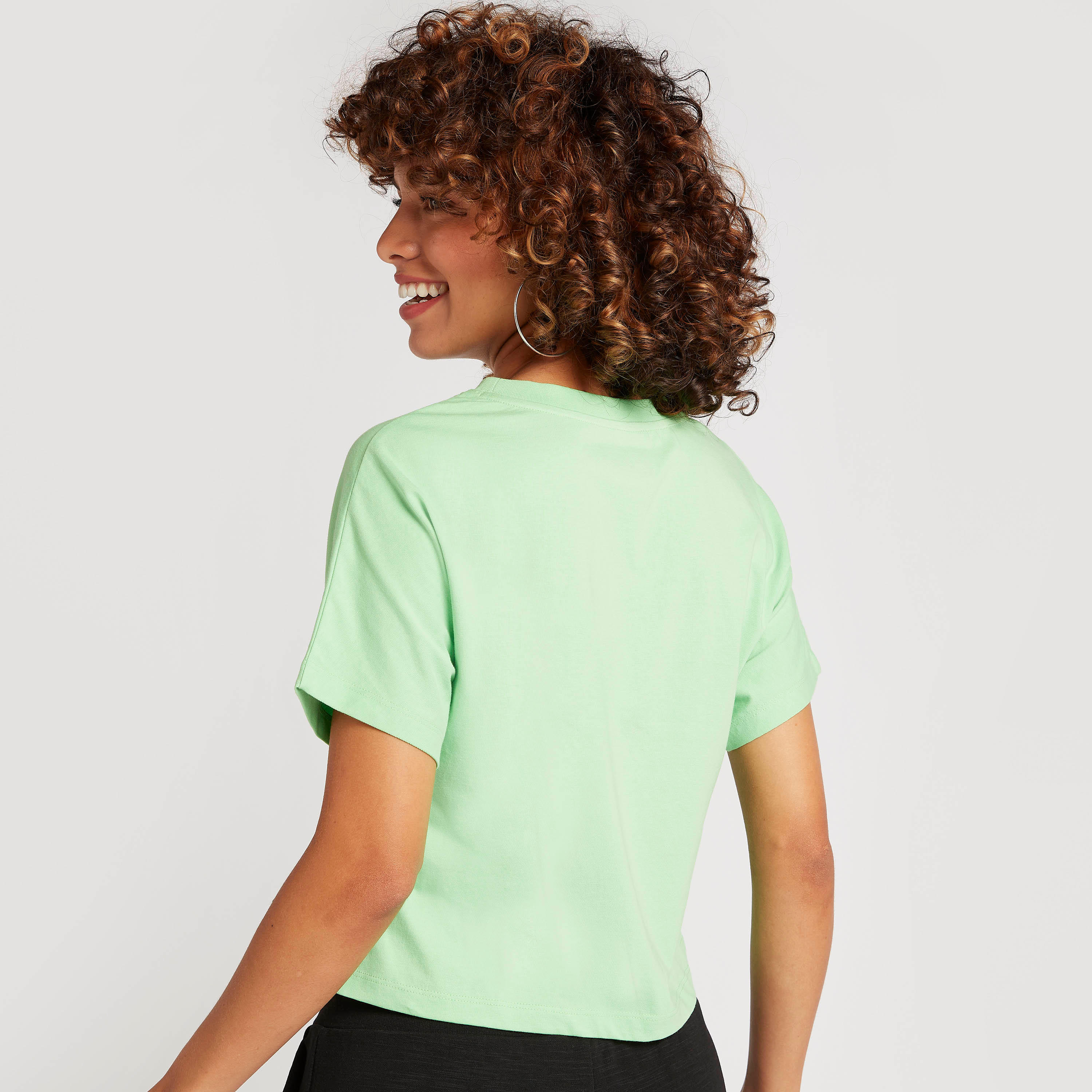 Kappa Printed Crew Neck T-shirt with Short Sleeves-women-clothing-sportswearandactivewear-tshirtsandvests-image-4