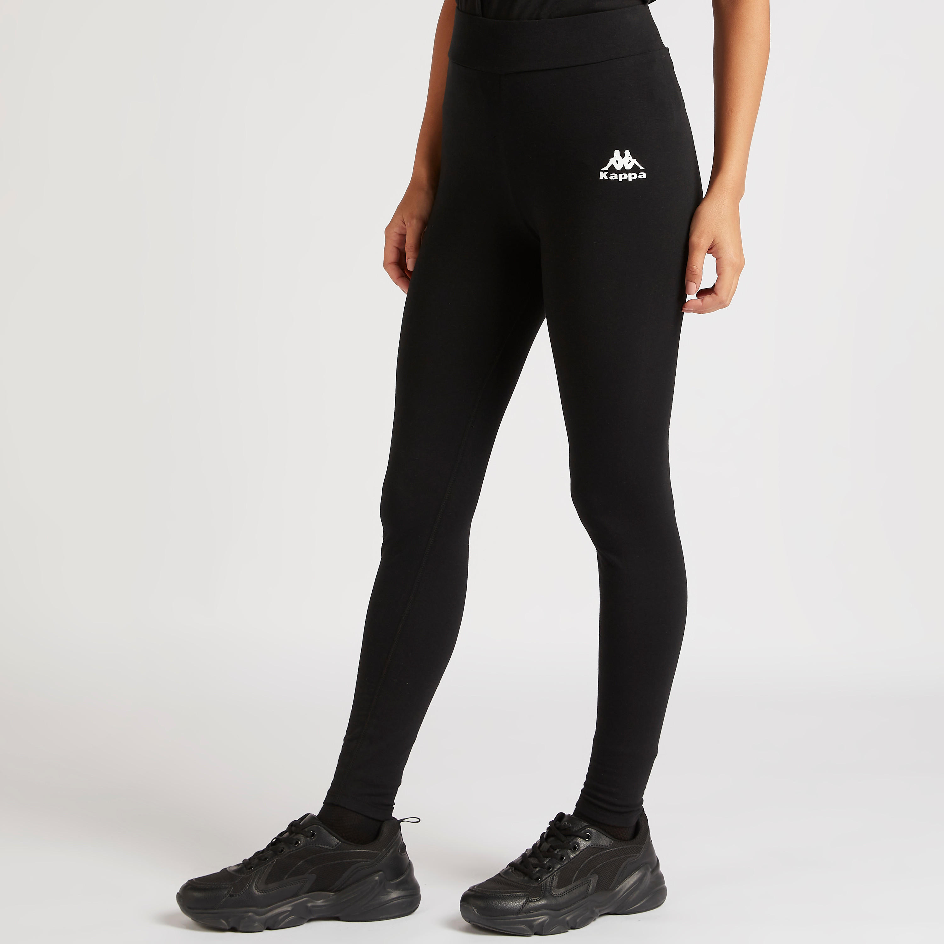 بنطلون ليقنز بطبعات شعار من كابا-women-clothing-bottoms-leggings-image-1