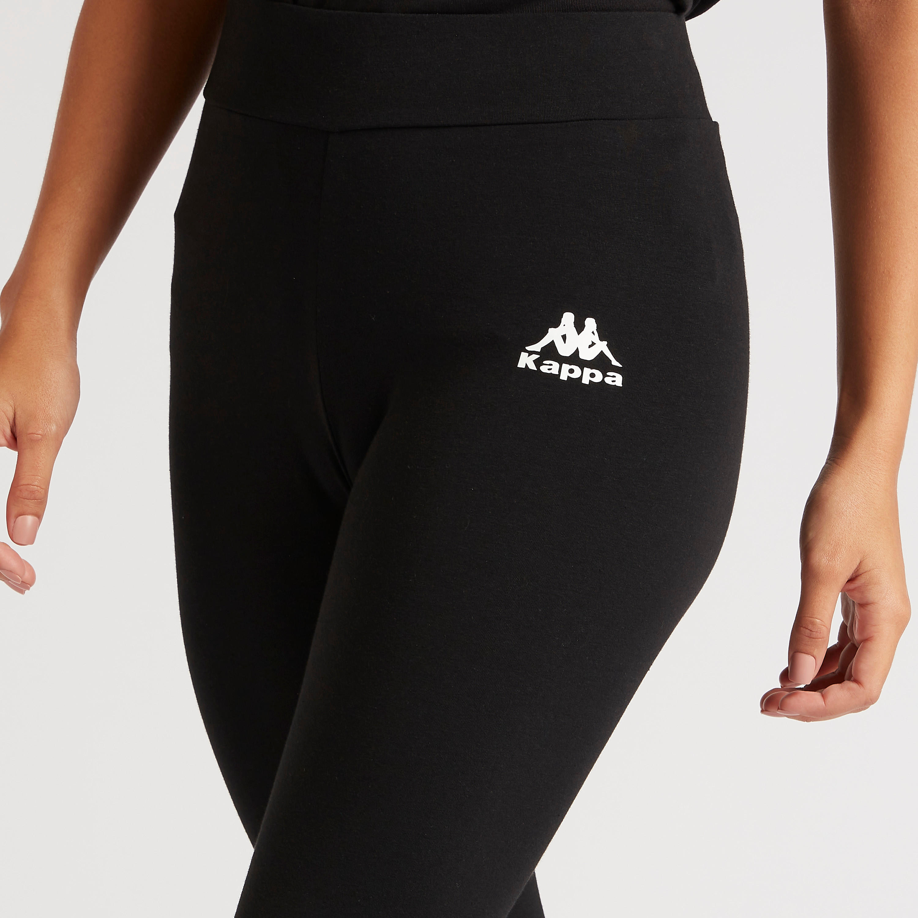 بنطلون ليقنز بطبعات شعار من كابا-women-clothing-bottoms-leggings-image-3