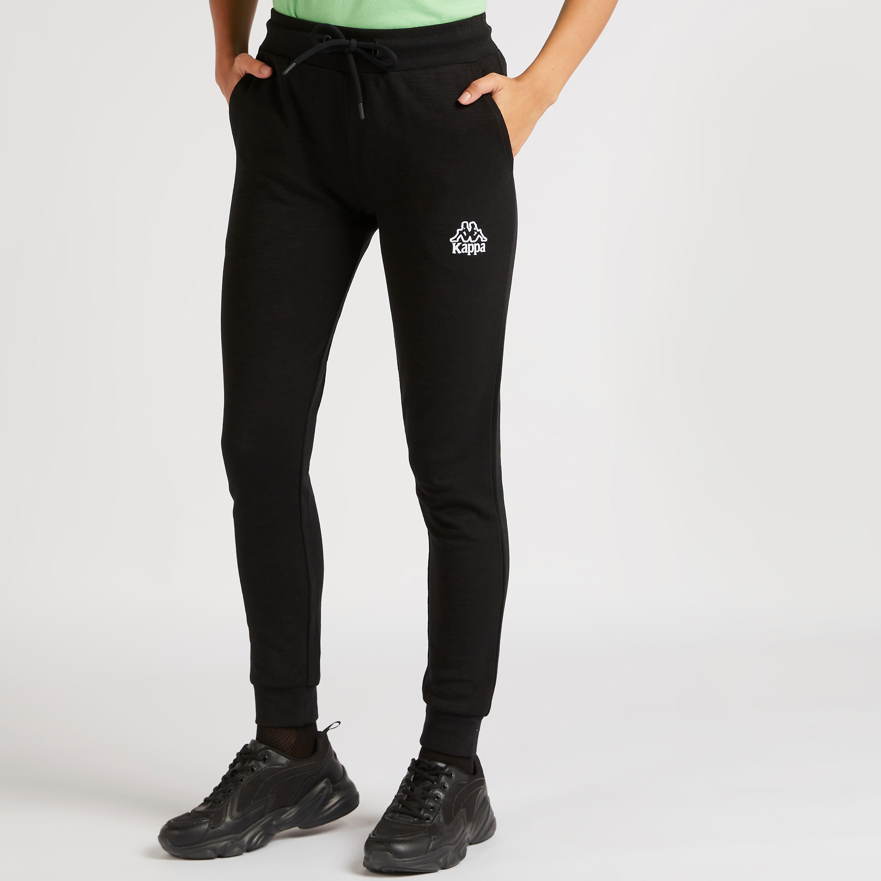 Kappa Logo Print Joggers-women-clothing-bottoms-joggers-image-1