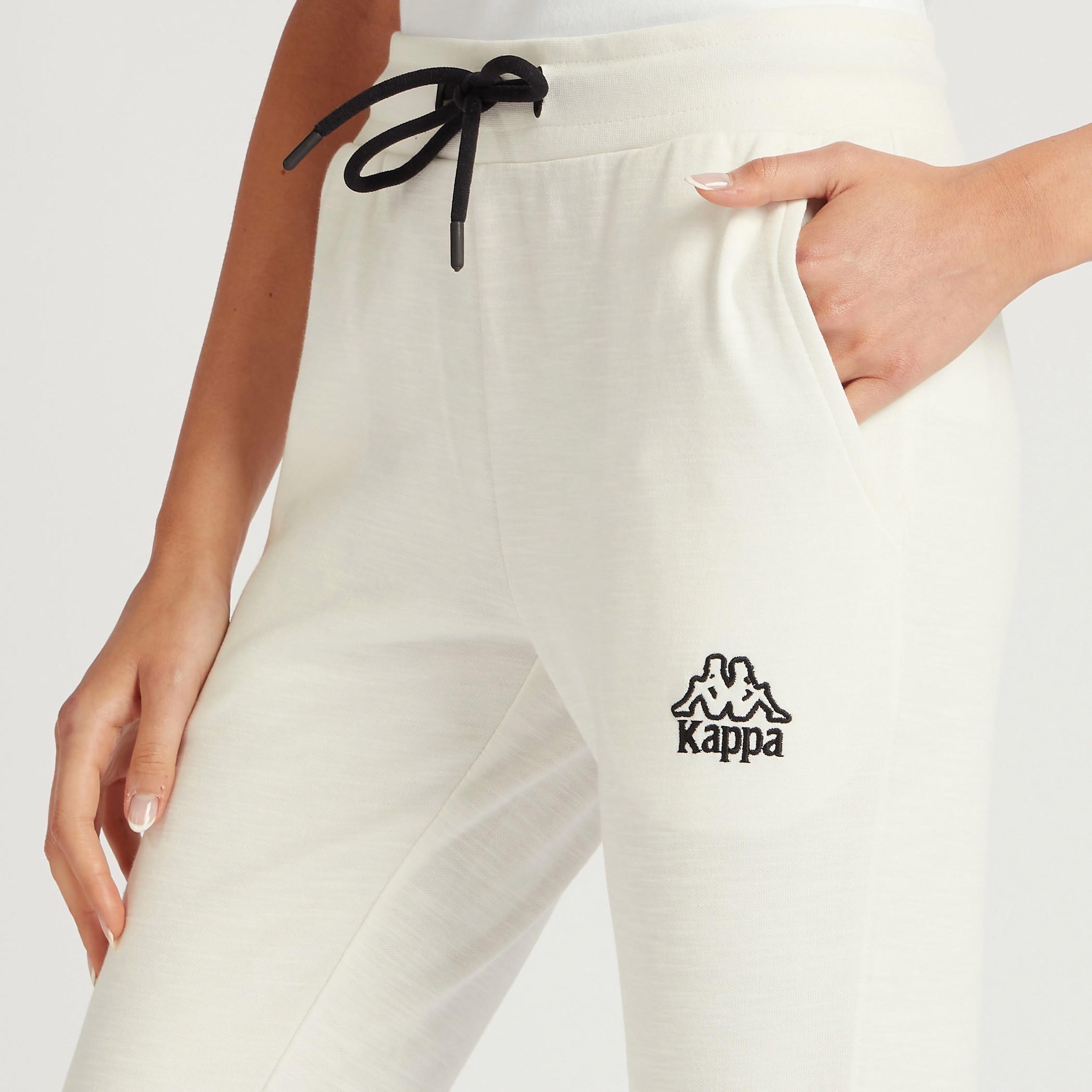 Kappa Logo Detailed Joggers with Drawstring Closure-women-clothing-bottoms-joggers-image-3