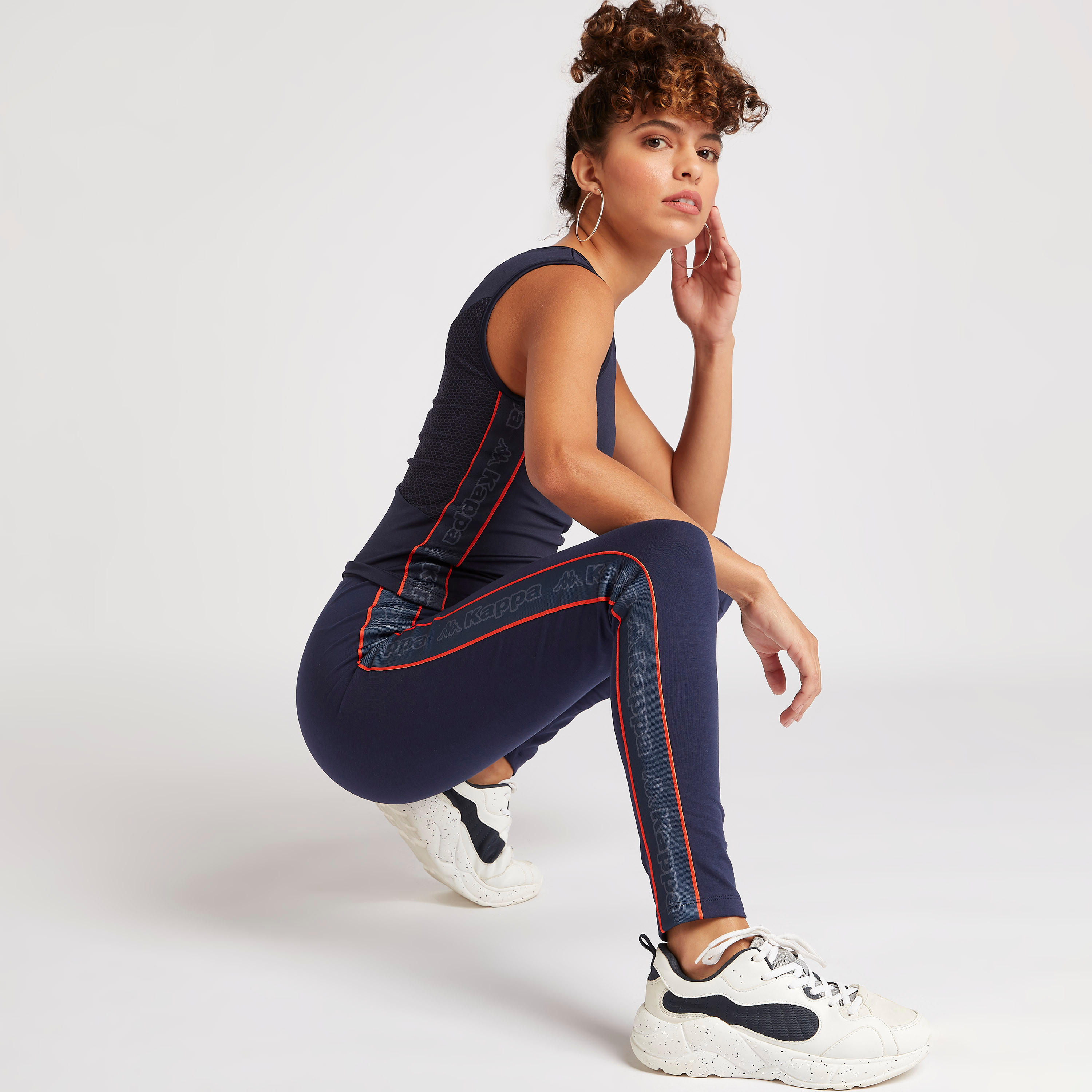 Kappa Leggings with Tape Detail-women-clothing-bottoms-leggings-image-2