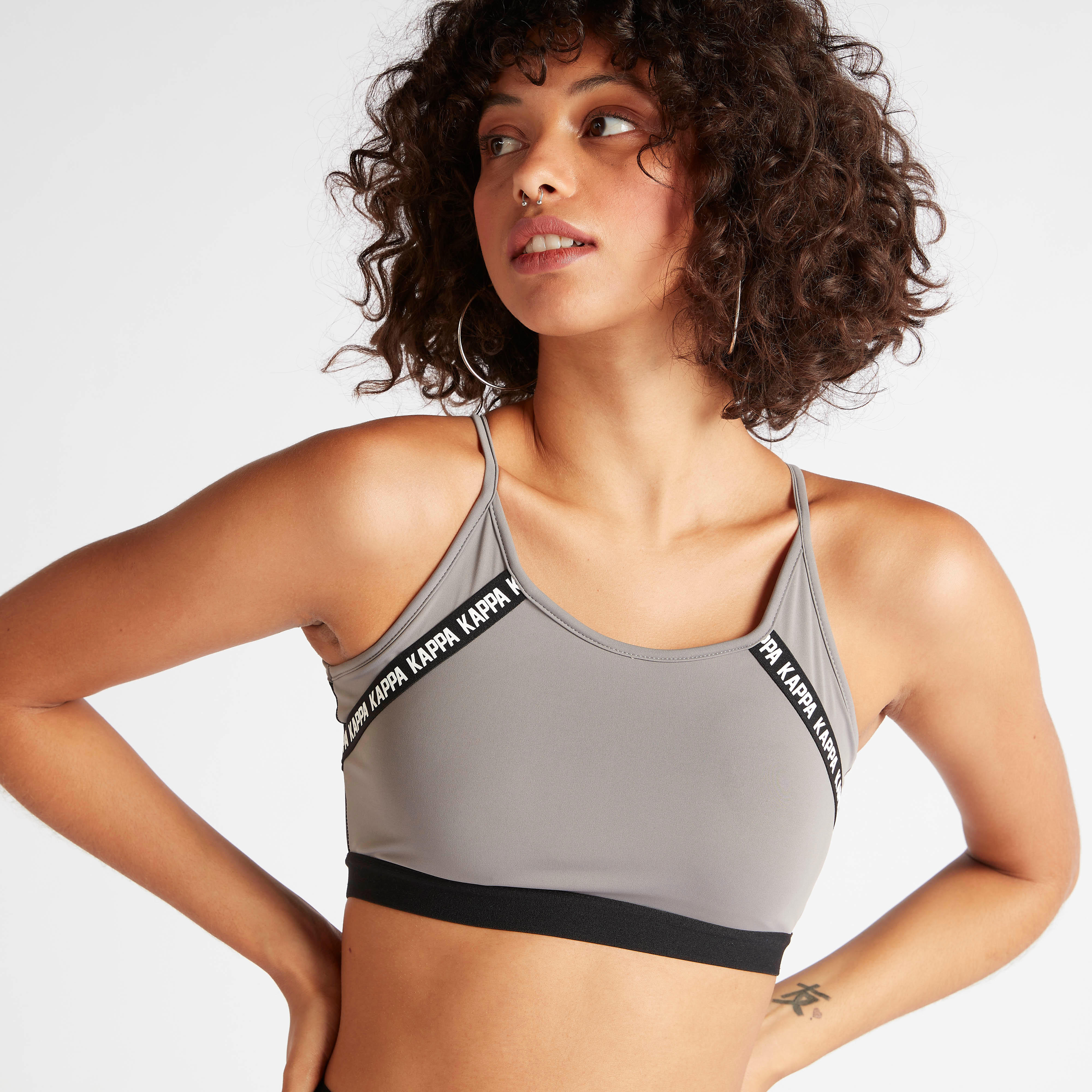 صدّرية رياضيّة بطبعات شعار من كابا-sports-women-clothing-sportsbras-image-2