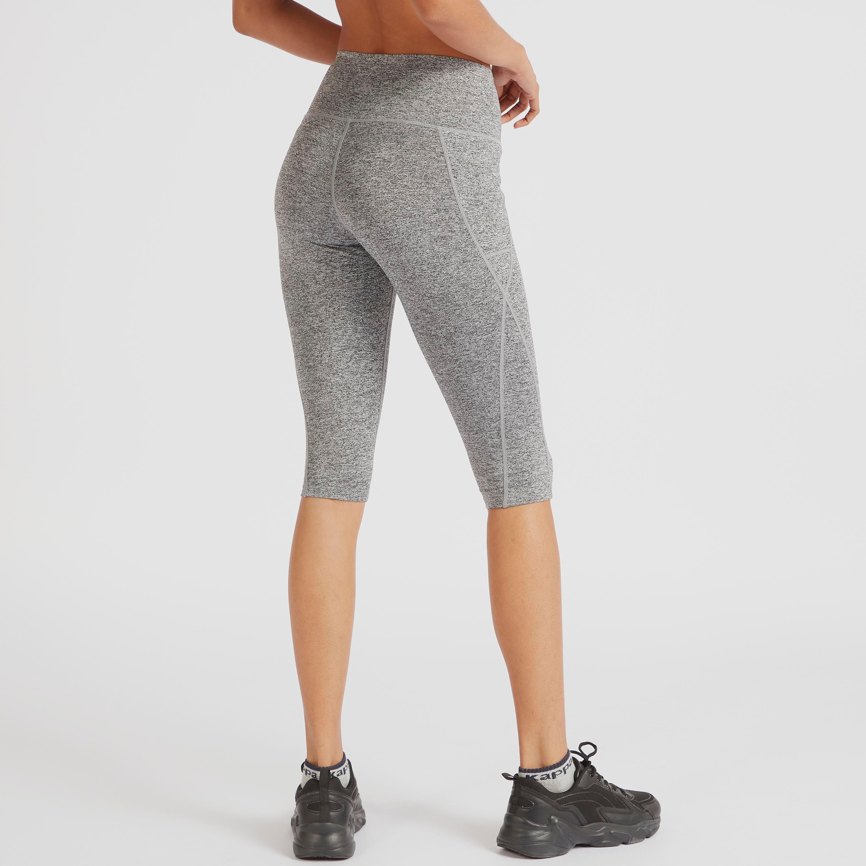 Kappa Solid Cropped Leggings with Pockets-women-clothing-bottoms-leggings-image-4