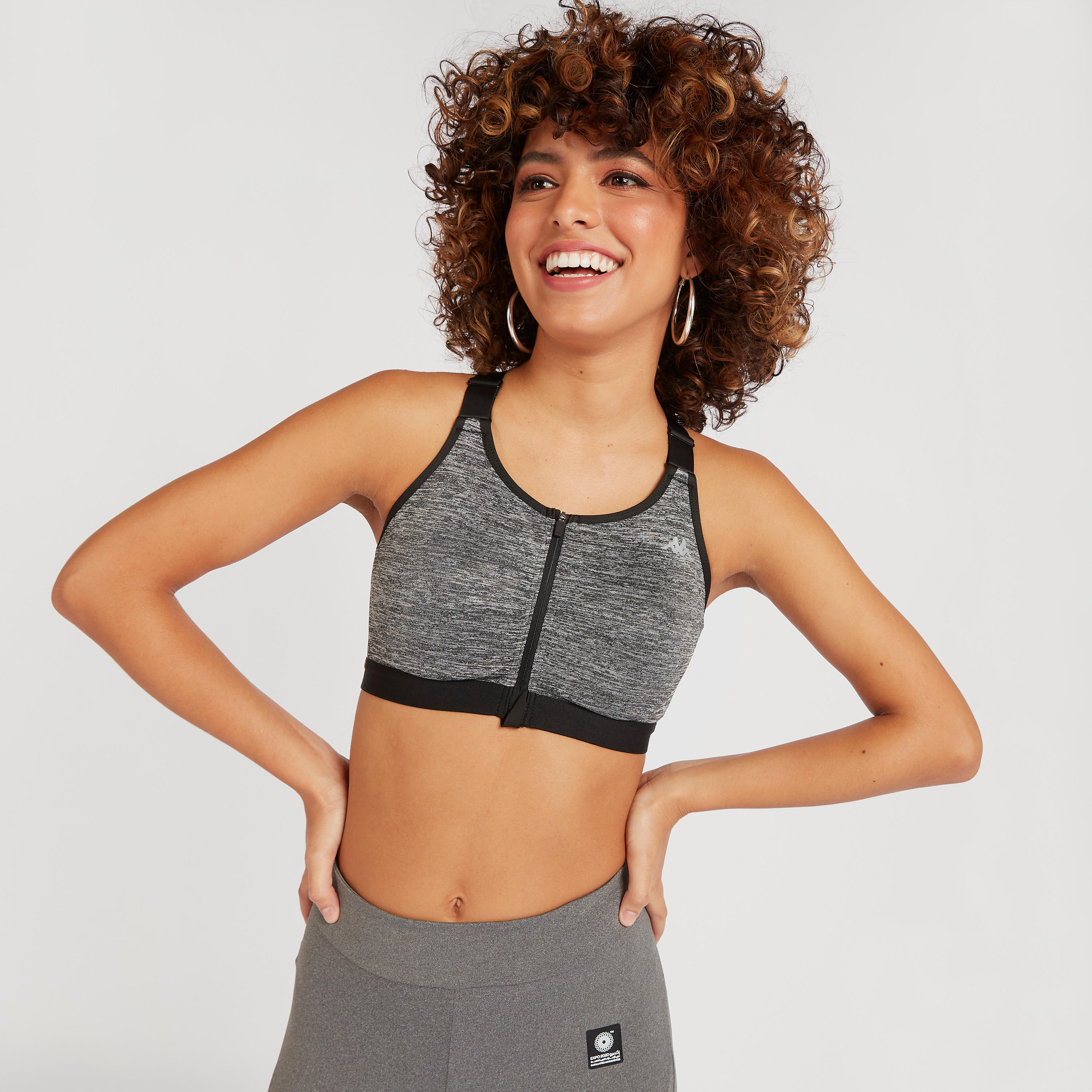 Kappa High Support Sports Bra with Cross Strap Back-sports-women-clothing-sportsbras-image-1