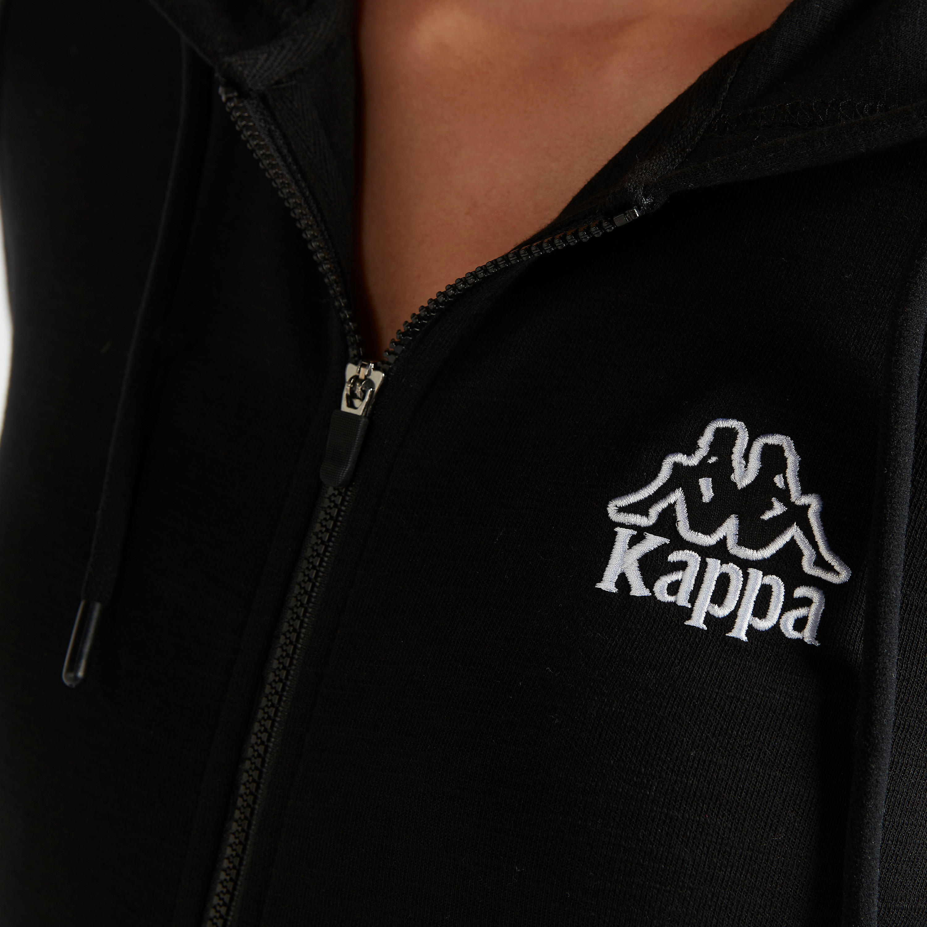 Kappa Solid Hooded Jacket with Kangaroo Pocket-women-clothing-sportswearandactivewear-hoodiesandsweatshirts-image-6