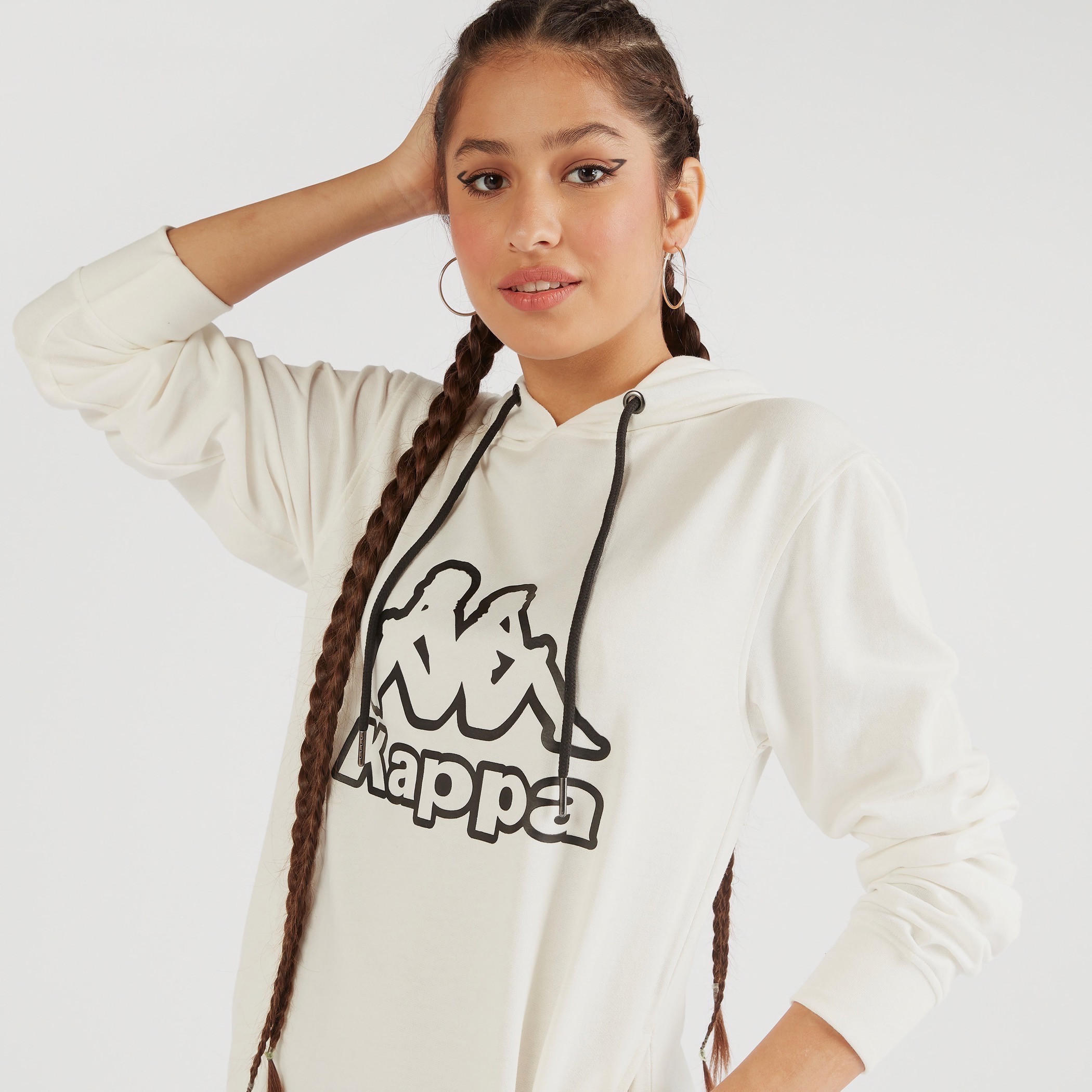 فستان بقبّعة وأكمام طويلة وطبعات من كابا-women-clothing-sportswearandactivewear-hoodiesandsweatshirts-image-3