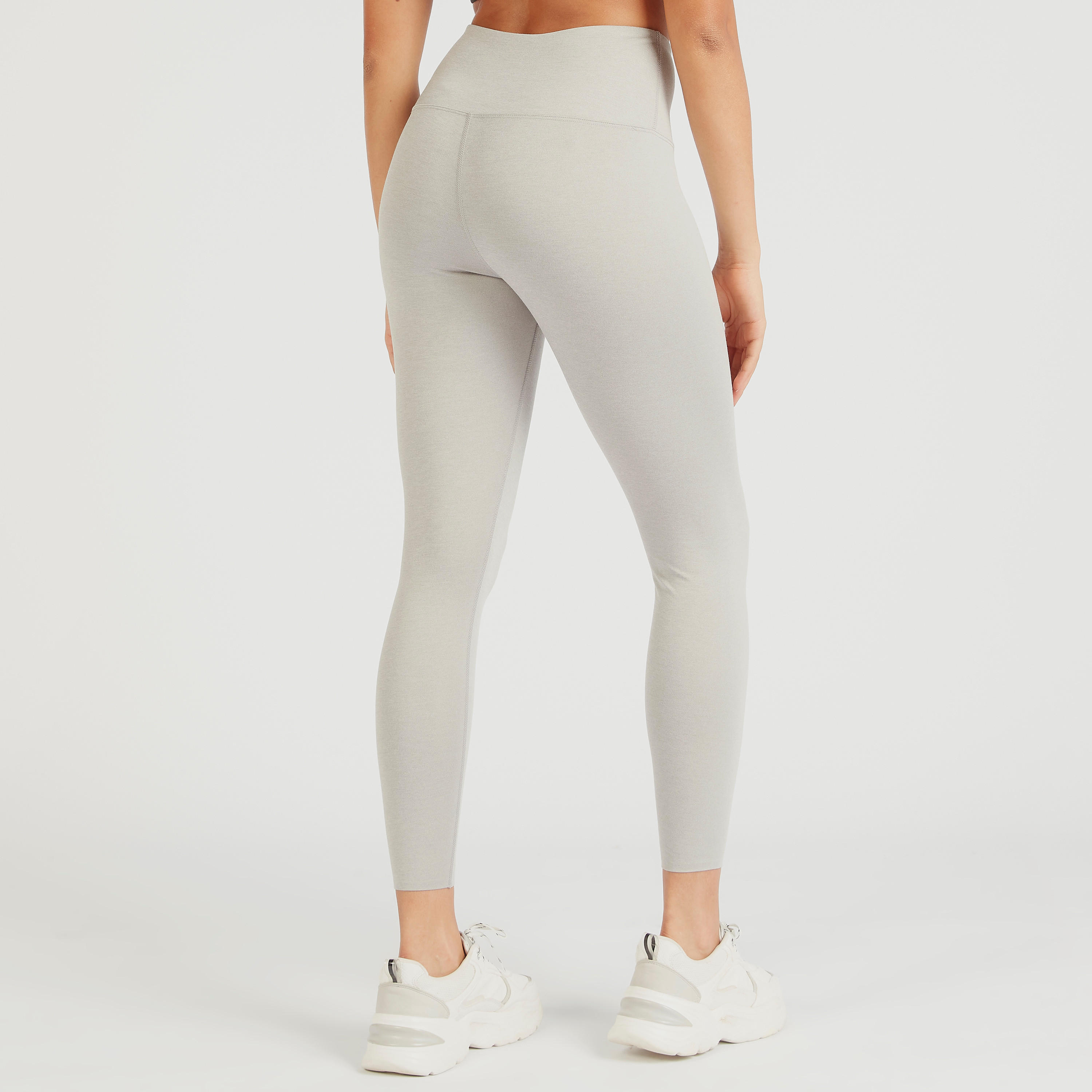 Kappa Solid Leggings with Elasticated Waistband-women-clothing-bottoms-leggings-image-4