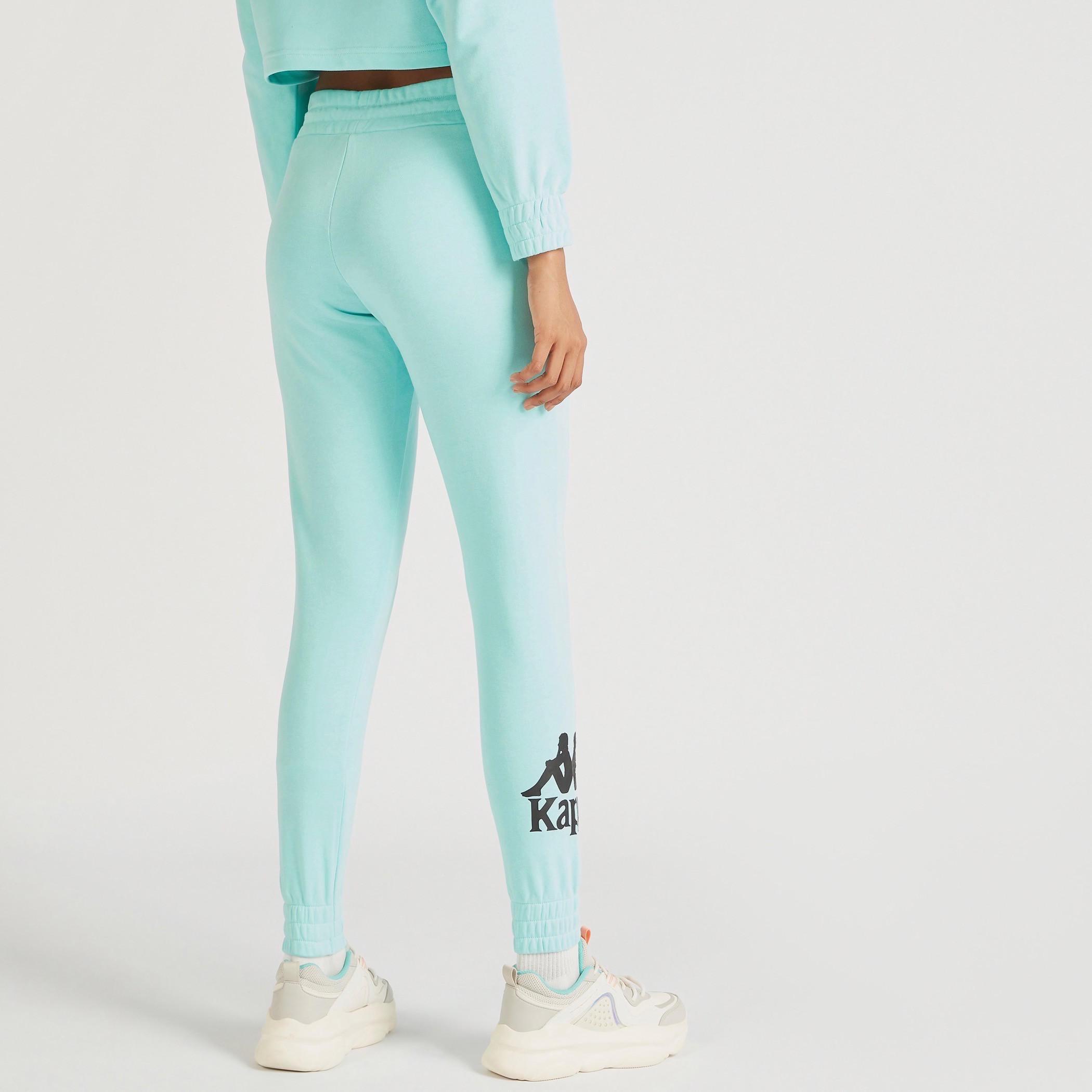 بنطلون رياضي بطبعات ورباط إغلاق وجيوب من كابا-women-clothing-bottoms-joggers-image-4