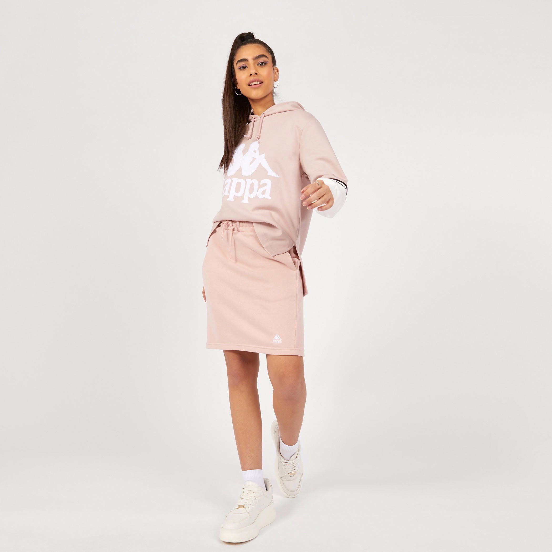 تنورة قصيرة سادة برباط إغلاق وجيوب من كابا-women-clothing-skirts-image-7