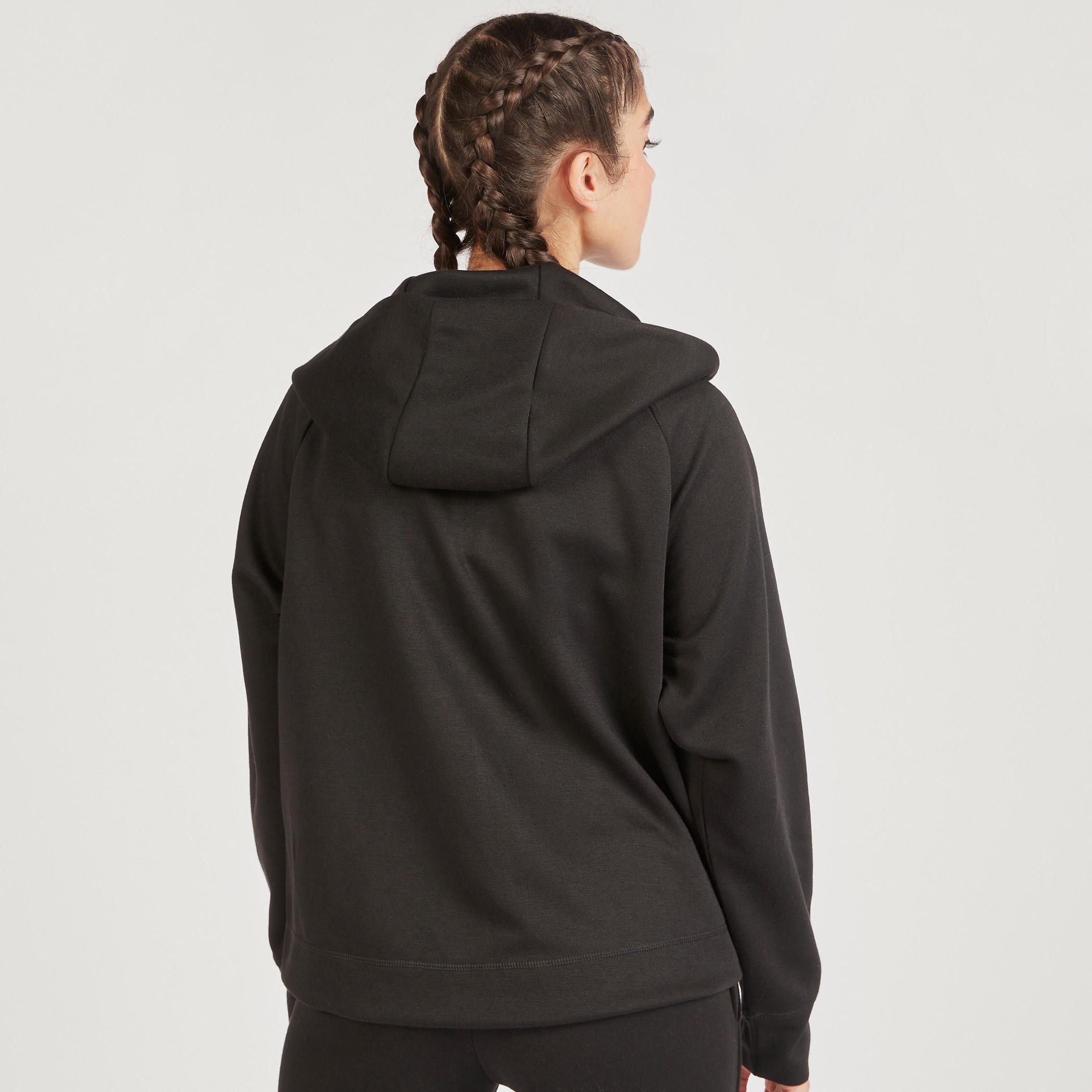 جاكيت سادة بسحّاب وقبّعة وأكمام طويلة وجيوب من كابا-women-clothing-sportswearandactivewear-coatsandjackets-jackets-image-2