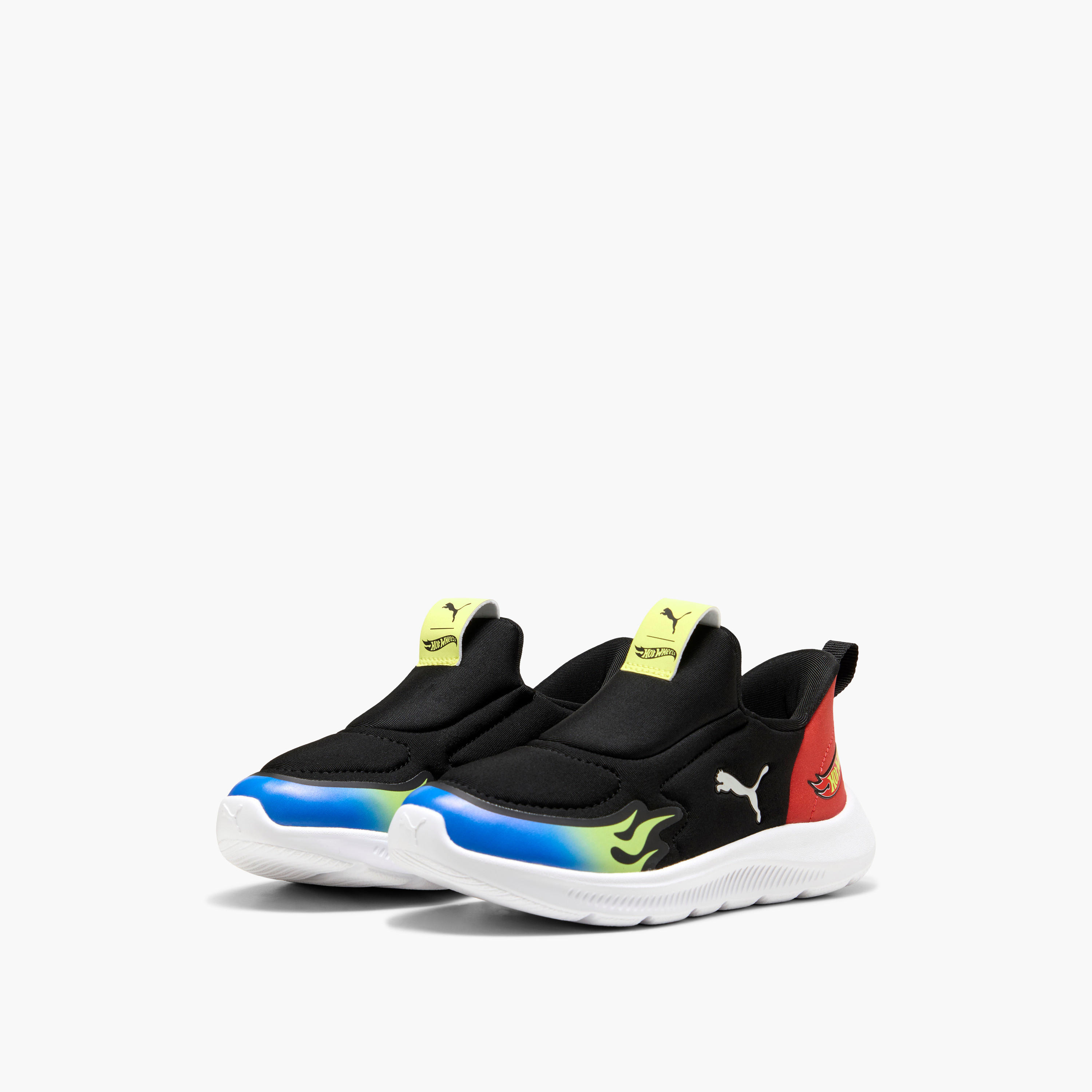 Puma Girls' Puma Fun Racer 2 SLIPTECH Hot Wheels PS Slip-On Sports Shoes - 40140901-girls-shoes-sports-image-1