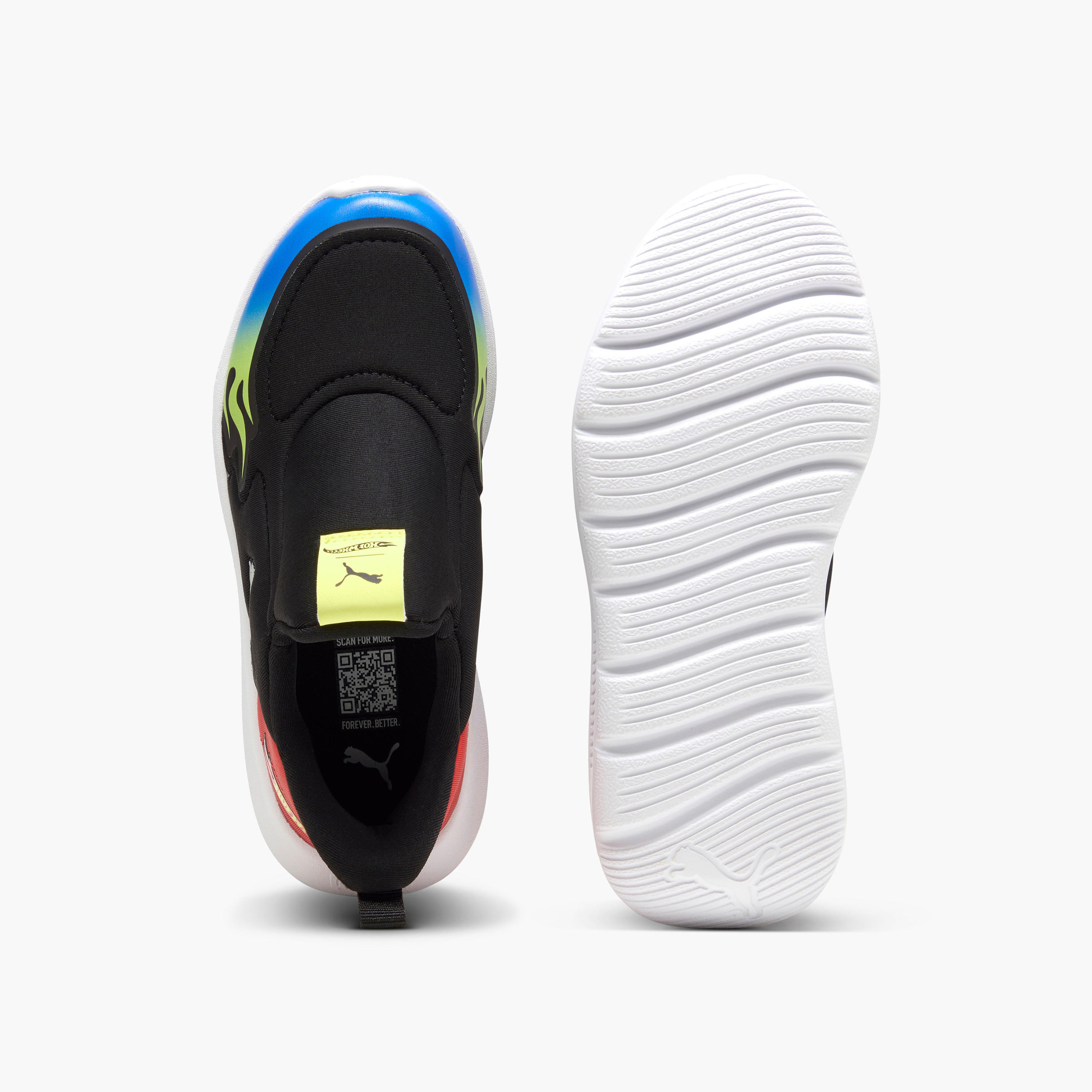 Puma Girls' Puma Fun Racer 2 SLIPTECH Hot Wheels PS Slip-On Sports Shoes - 40140901-girls-shoes-sports-image-5