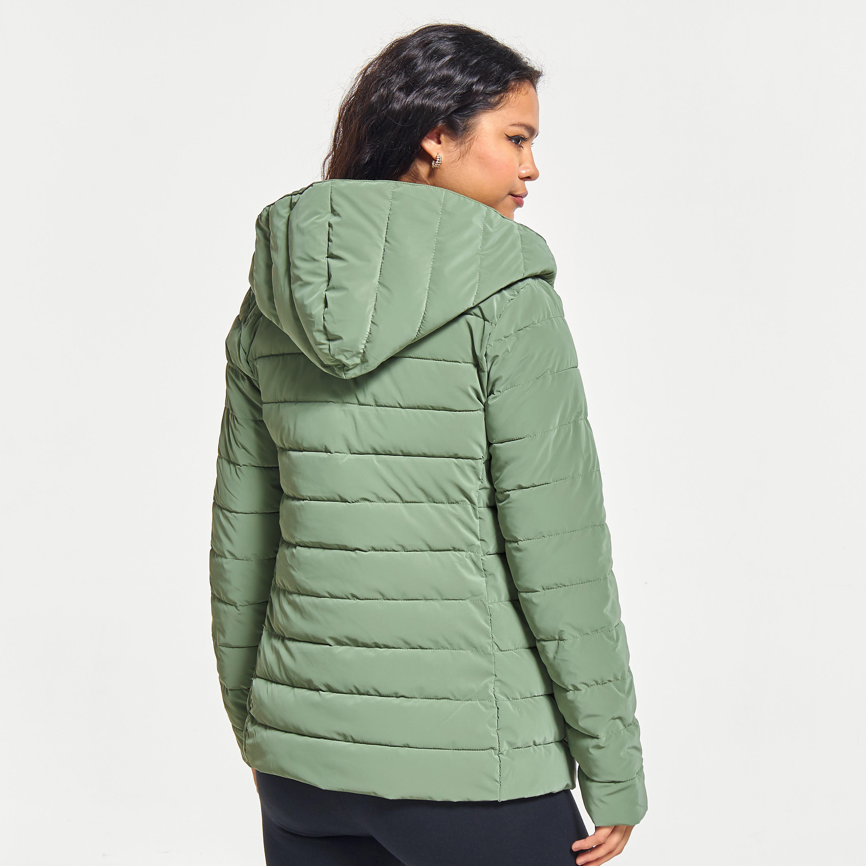 جاكيت منفوخ مبطن بسحاب وقبعة وأكمام طويلة من كابا-women-clothing-sportswearandactivewear-coatsandjackets-jackets-image-3