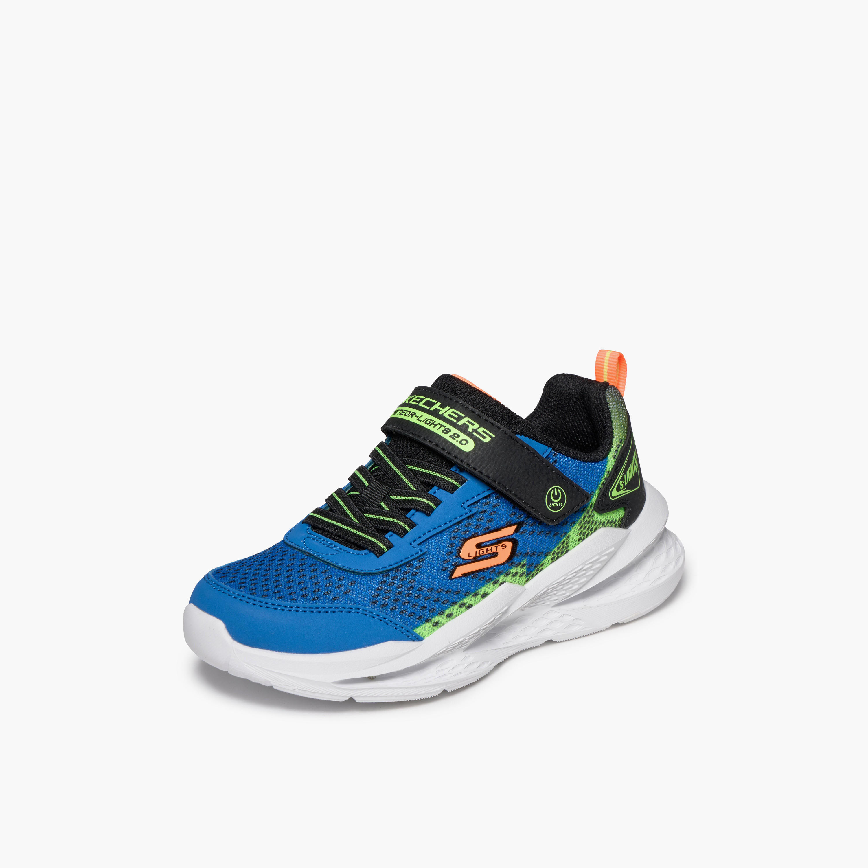 Skechers Boys METEOR-LIGHTS 2.0 Hook & Loop Light-Up Ankle Sneakers-boys-shoes-sneakers-image-5