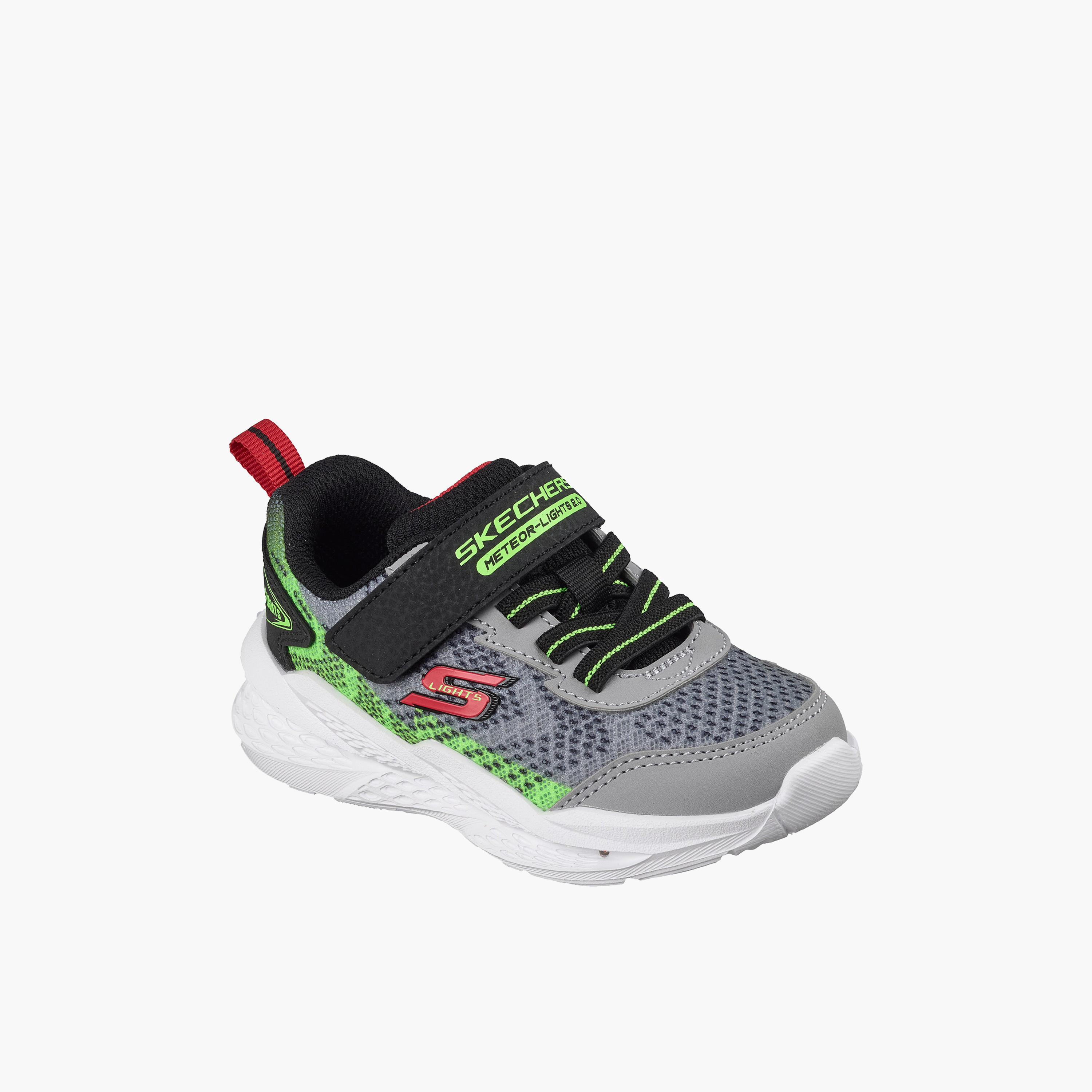 Skechers Boys METEOR-LIGHTS 2.0 Hook & Loop Light-Up Ankle Sneakers-boys-shoes-sneakers-image-1