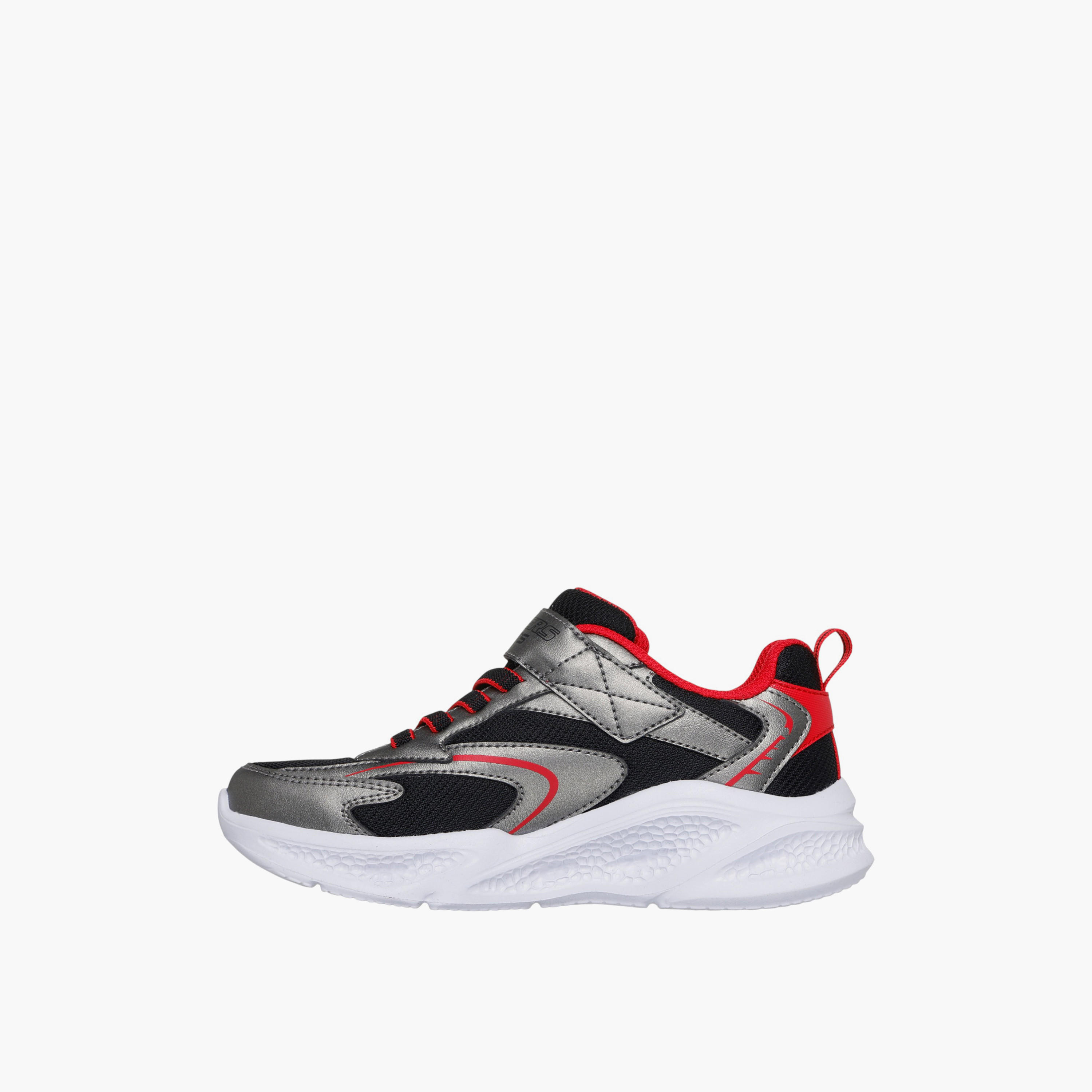 Skechers Boys' METEOR LIGHTS Light-Up Sports Shoes with Hook and Loop Closure - 401497L-GURD-boys-shoes-sneakers-image-4