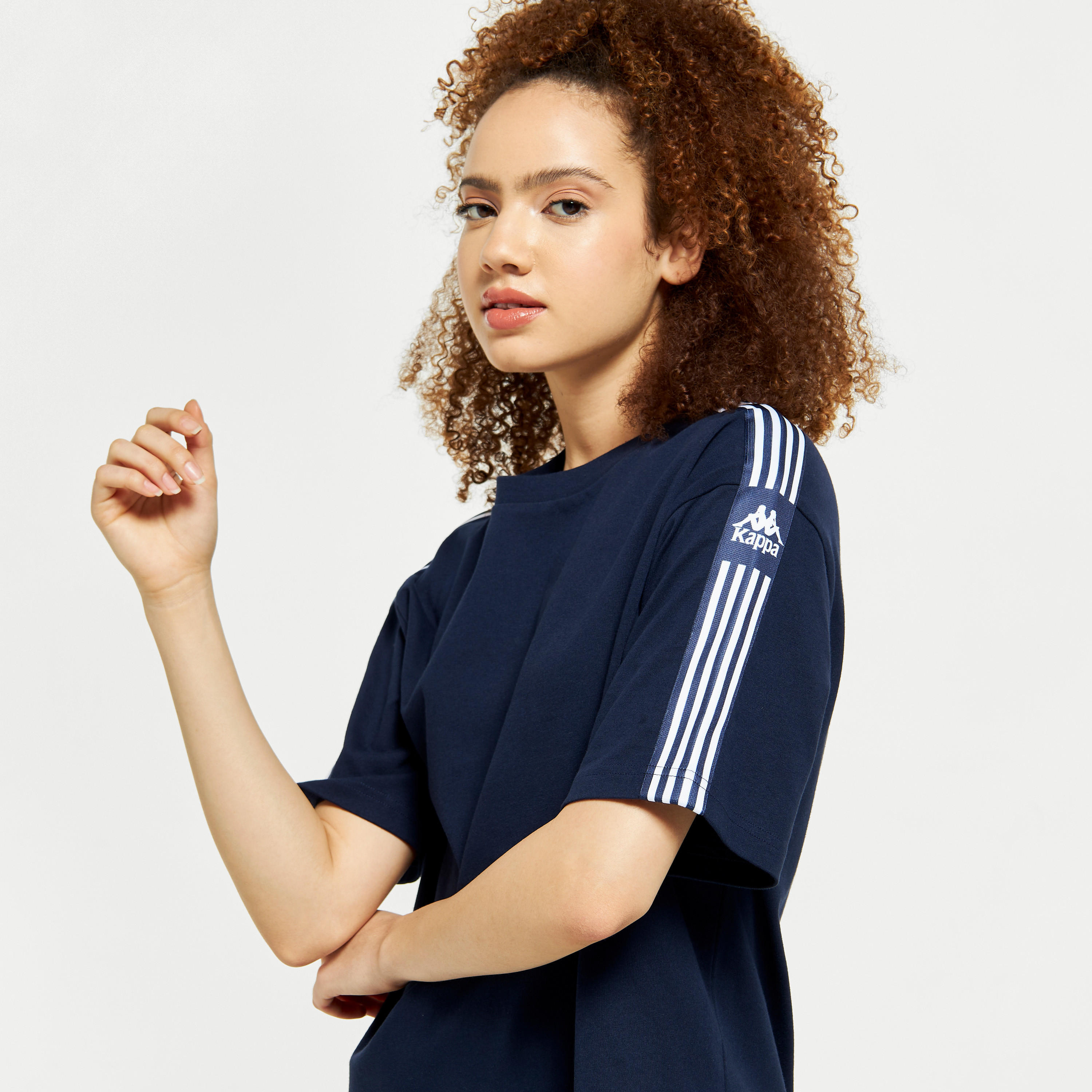 تيشيرت بياقة ضيّقة وأكمام قصيرة من كابا-women-clothing-sportswearandactivewear-tshirtsandvests-image-5