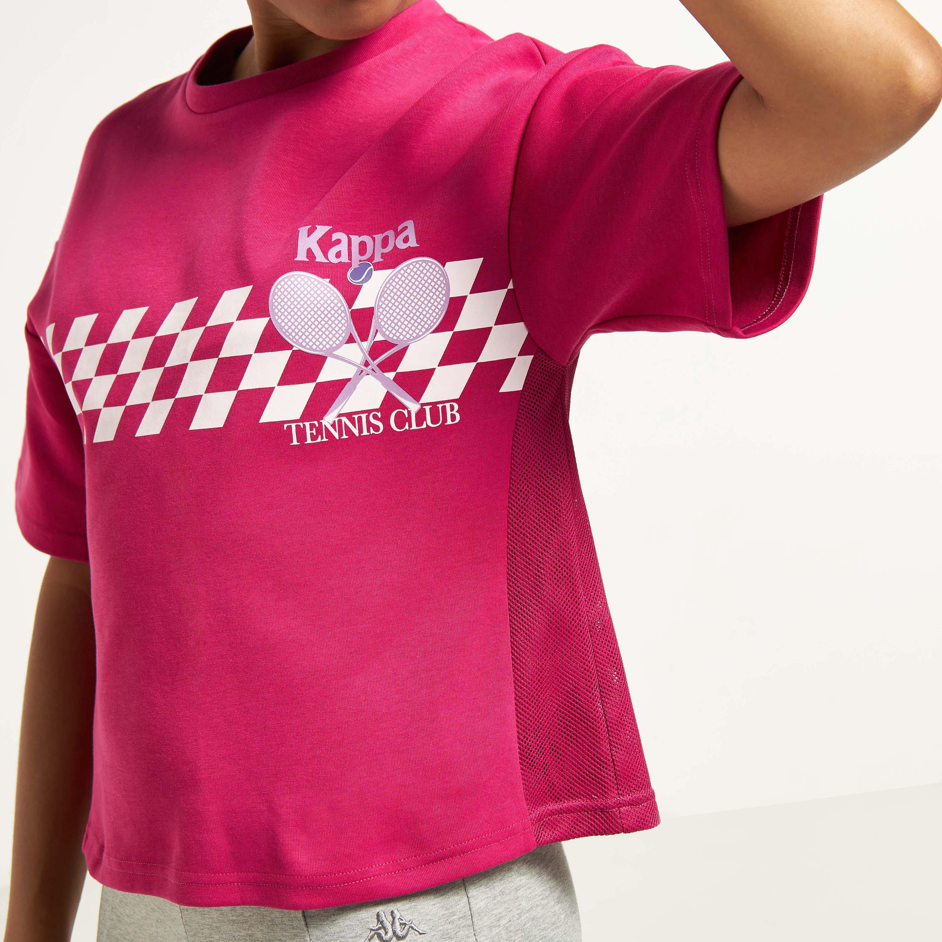 تيشيرت بياقة ضيّقة وأكمام قصيرة وطبعات من كابا-women-clothing-sportswearandactivewear-tshirtsandvests-image-8