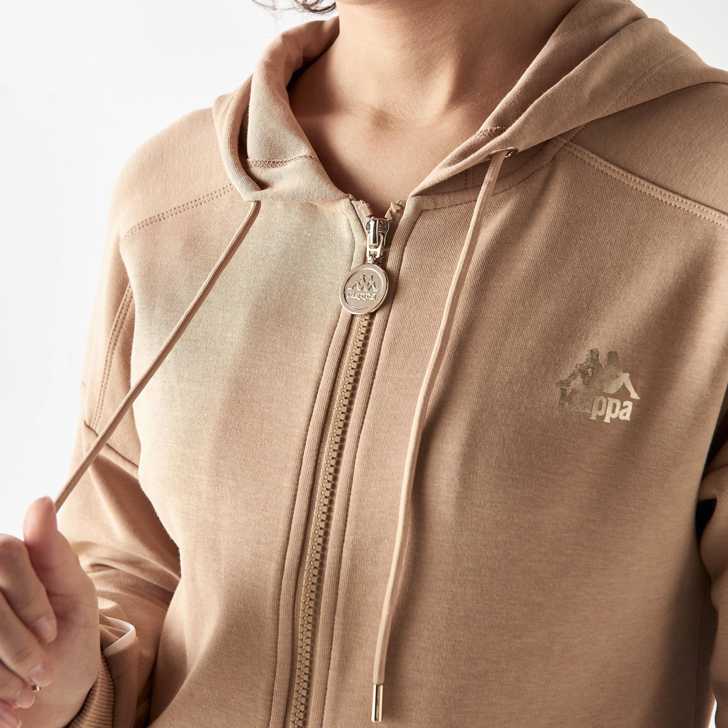 هودي بسحاب وجيوب من كابا-women-clothing-sportswearandactivewear-coatsandjackets-jackets-image-1