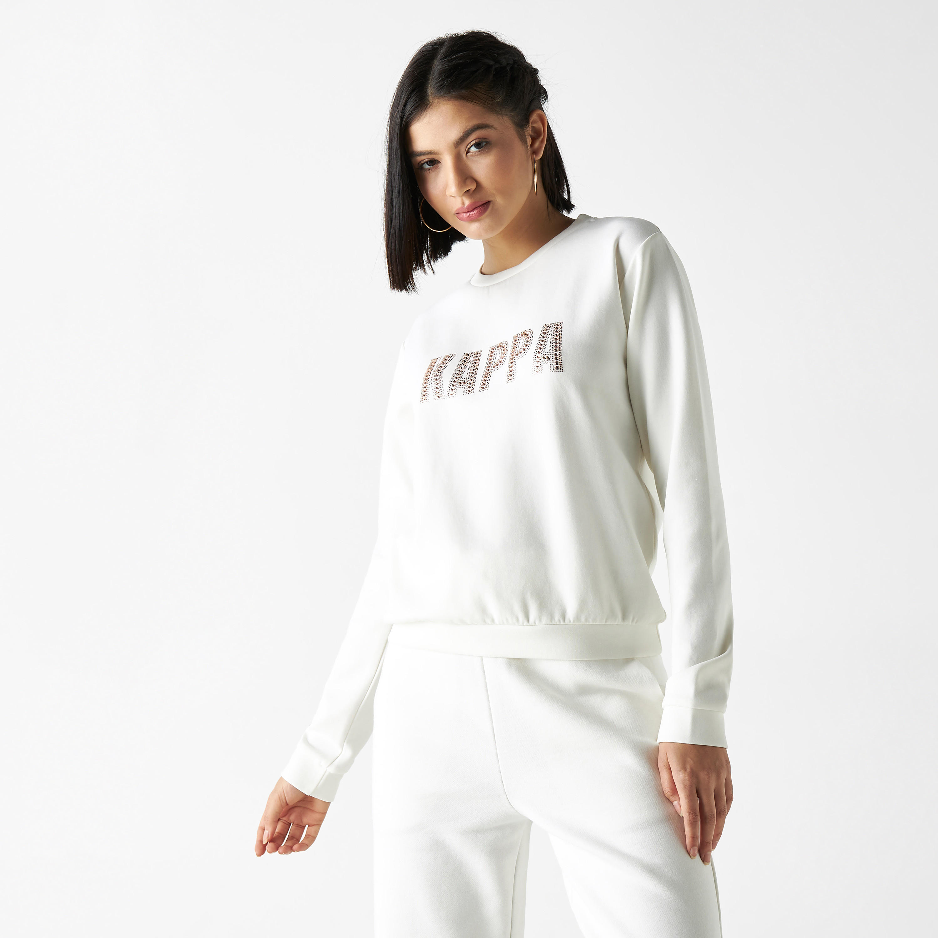 Kappa Embellished Sweatshirt-women-clothing-sportswearandactivewear-hoodiesandsweatshirts-image-1