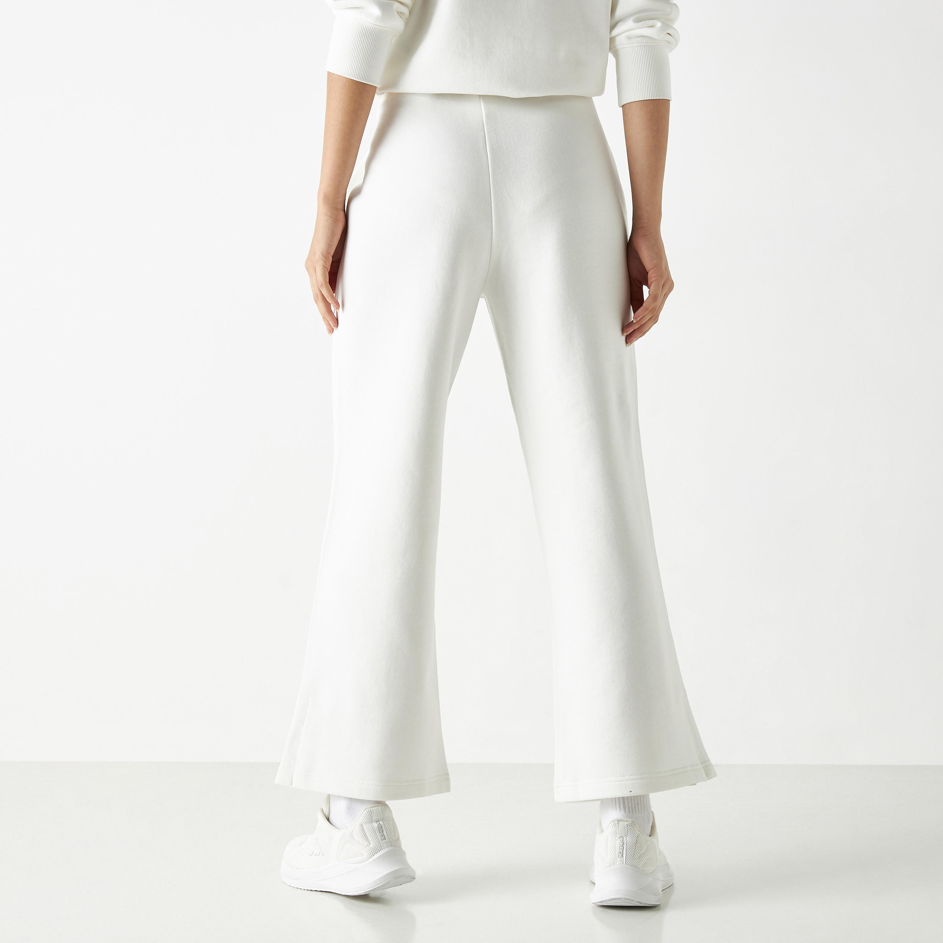Kappa Solid Pants with Drawstring Closure and Pockets-women-clothing-bottoms-joggers-image-3