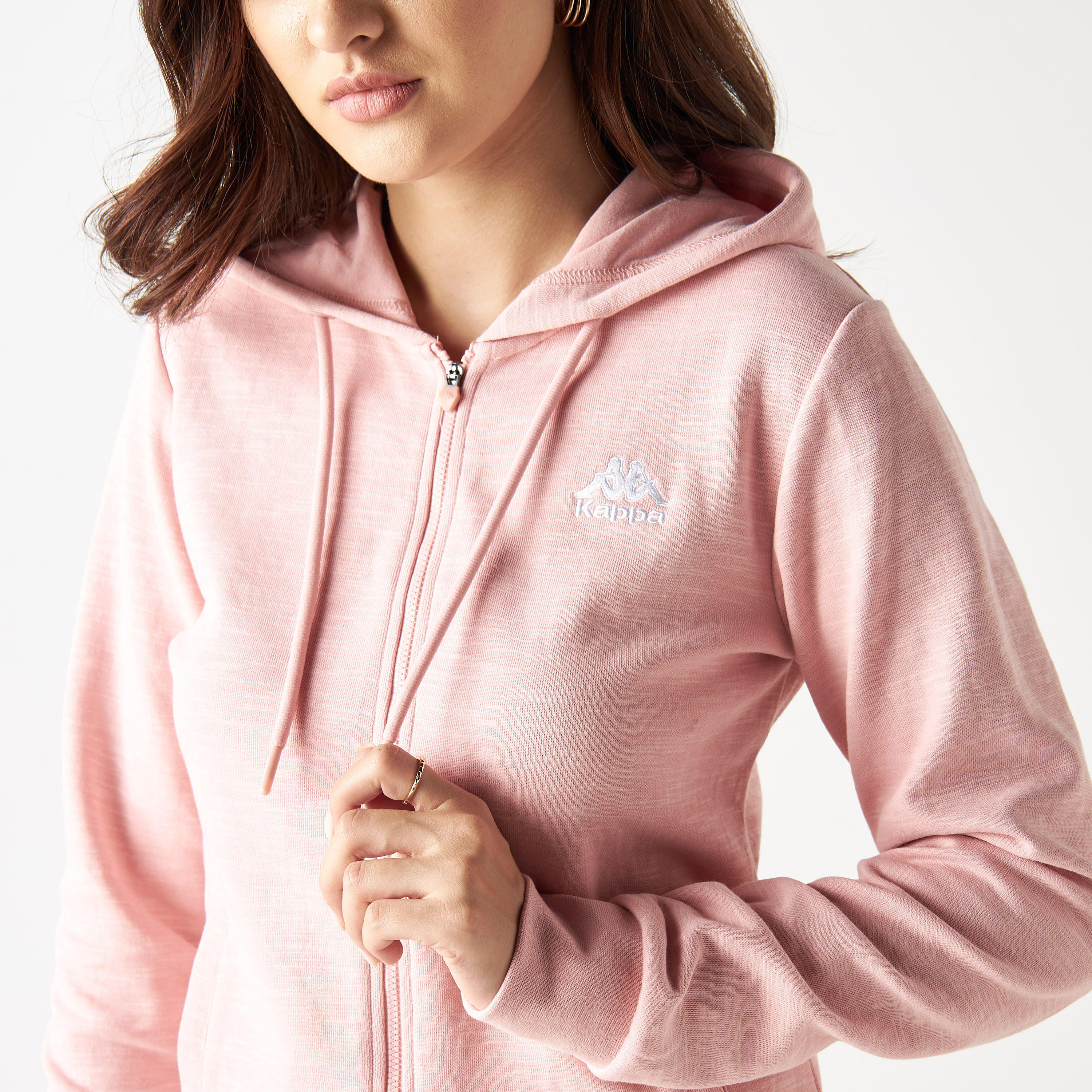 هودي مطرّز بسحاب إغلاق وجيوب من  كابا-women-clothing-sportswearandactivewear-hoodiesandsweatshirts-image-4