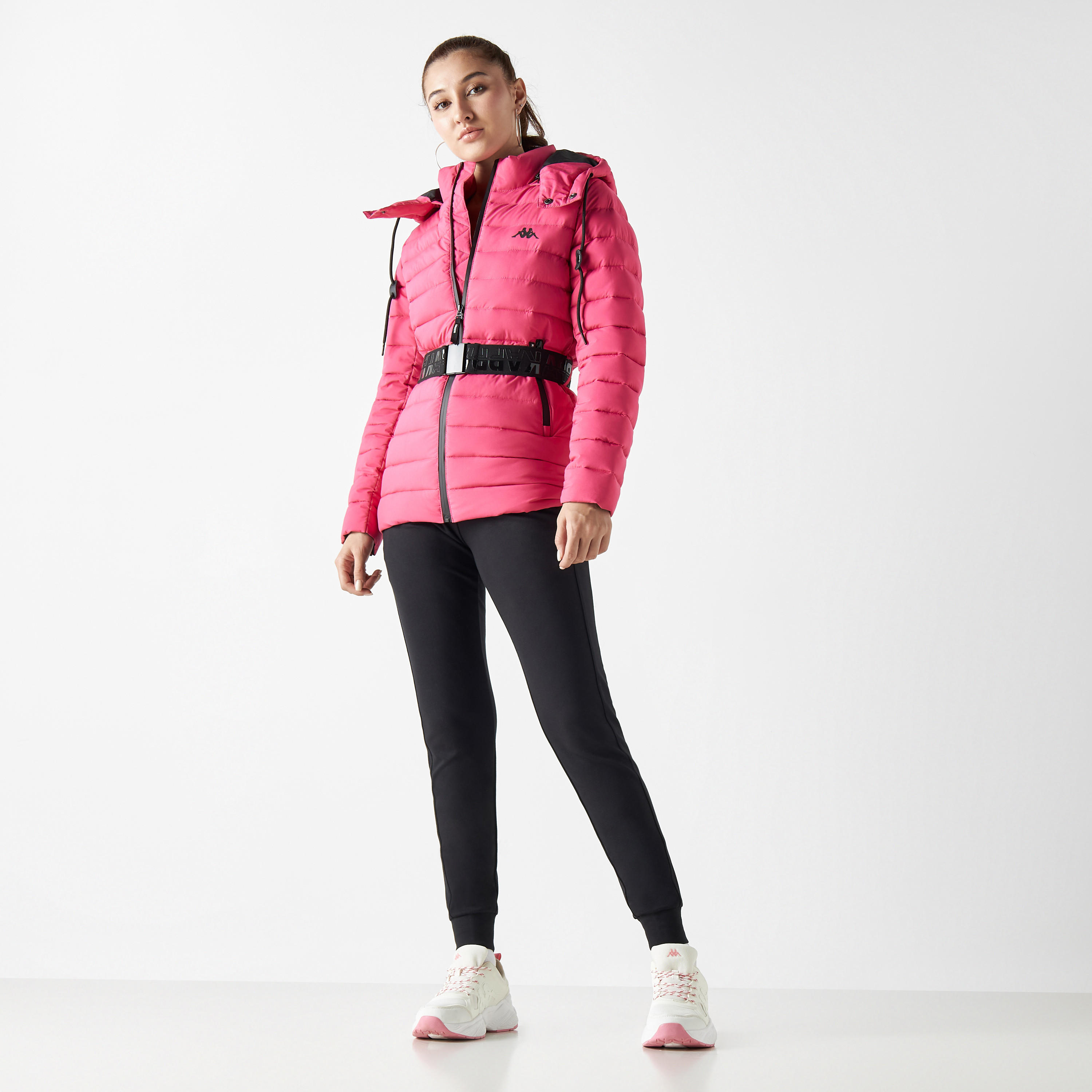 جاكيت بقبّعة وحزام من كابا-women-clothing-sportswearandactivewear-coatsandjackets-jackets-image-2