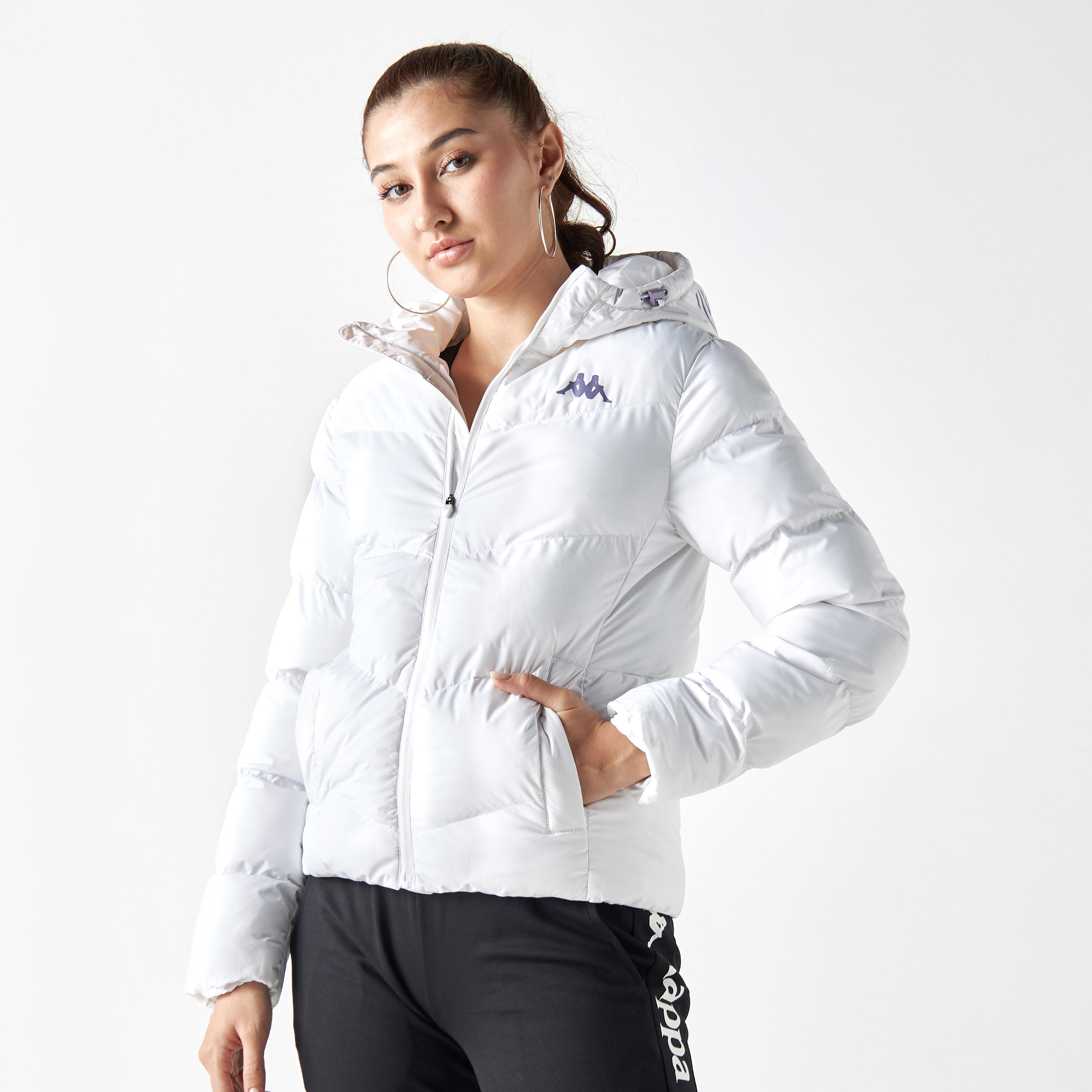 جاكيت بقبّعة وجيوب من كابا-women-clothing-sportswearandactivewear-coatsandjackets-jackets-image-1