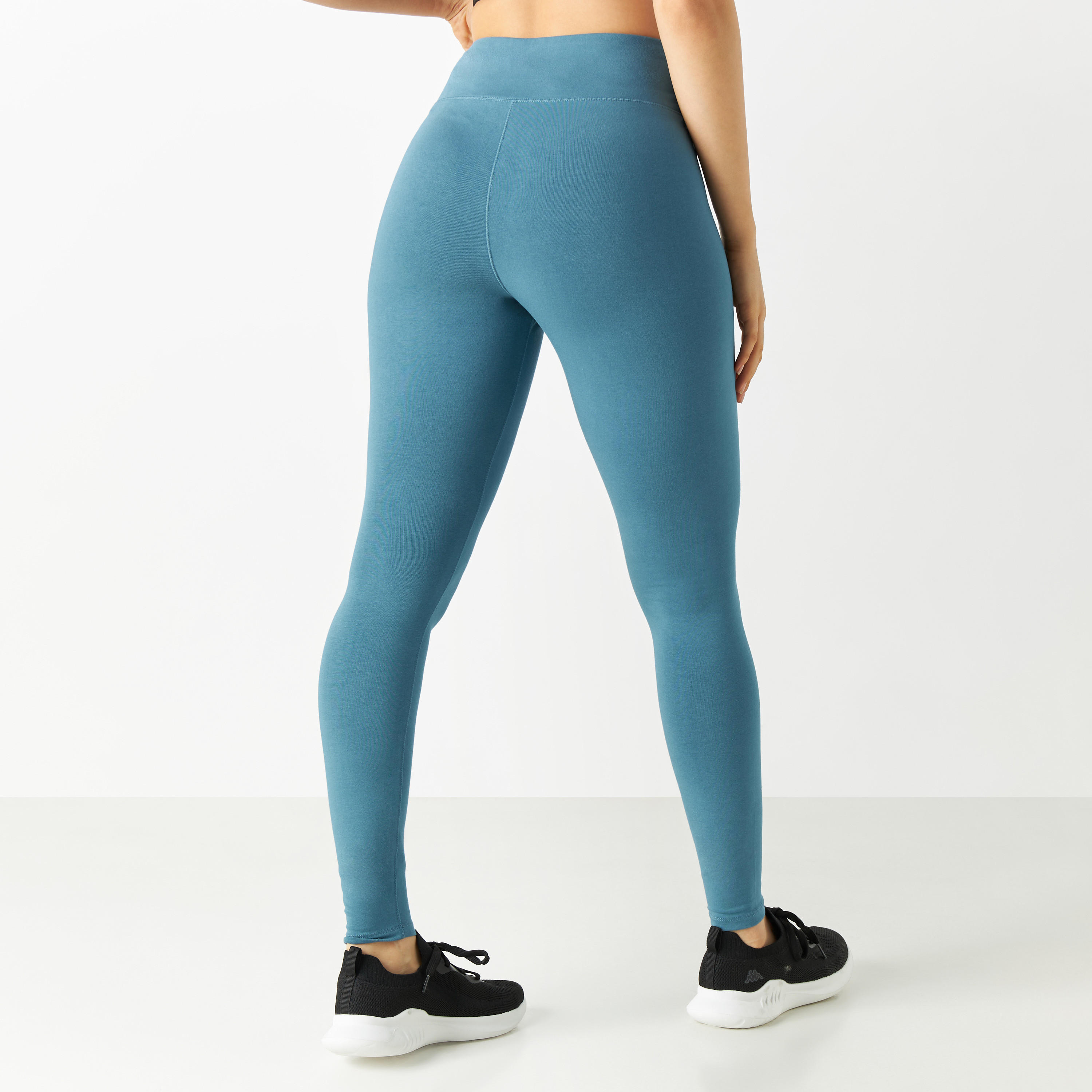 بنطلون ليقنز بخصر مطاطي من كابا-women-clothing-bottoms-leggings-image-3