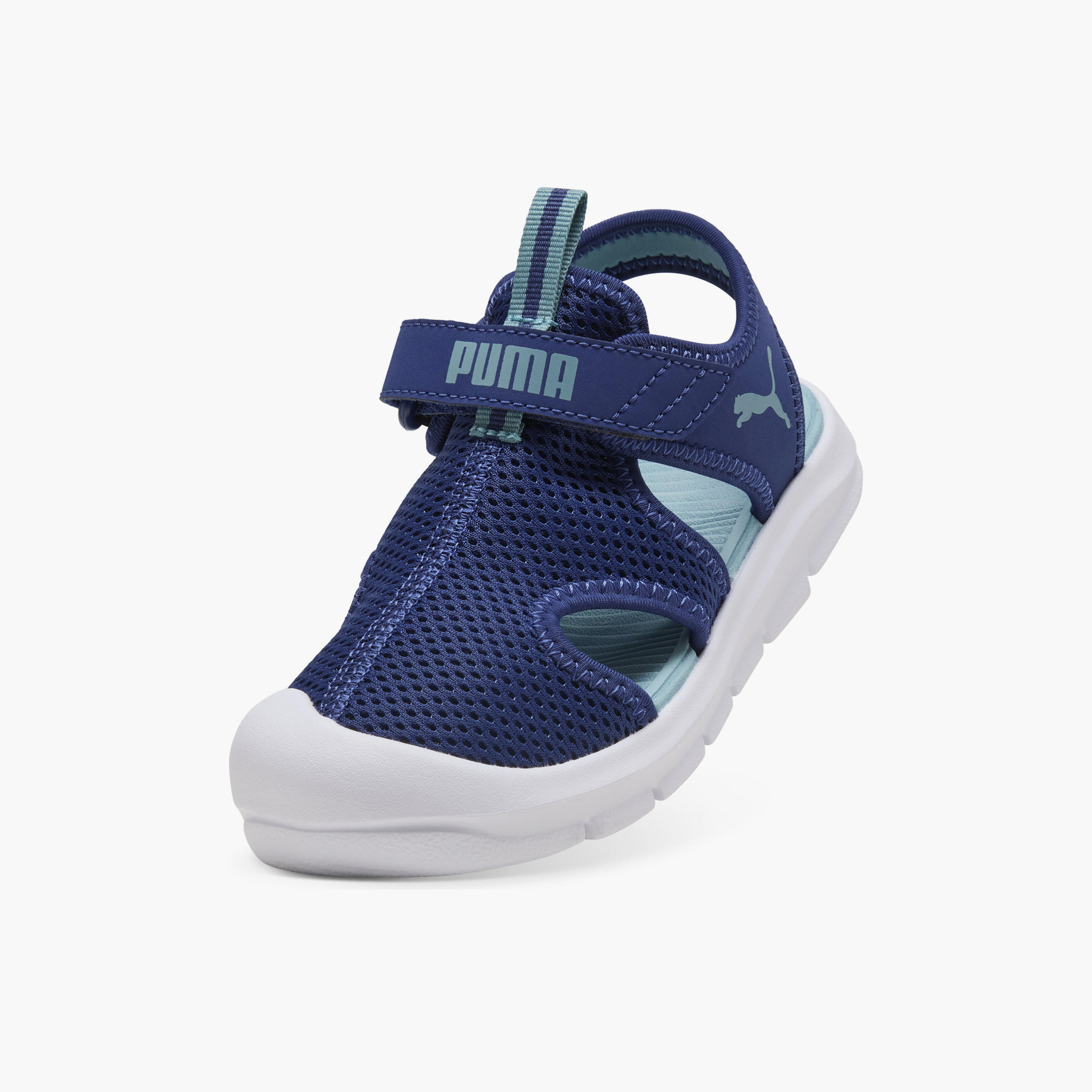 Puma Boys Fun Racer Mesh V Hook & Loop Strap Sandals-boys-shoes-sandals-image-2
