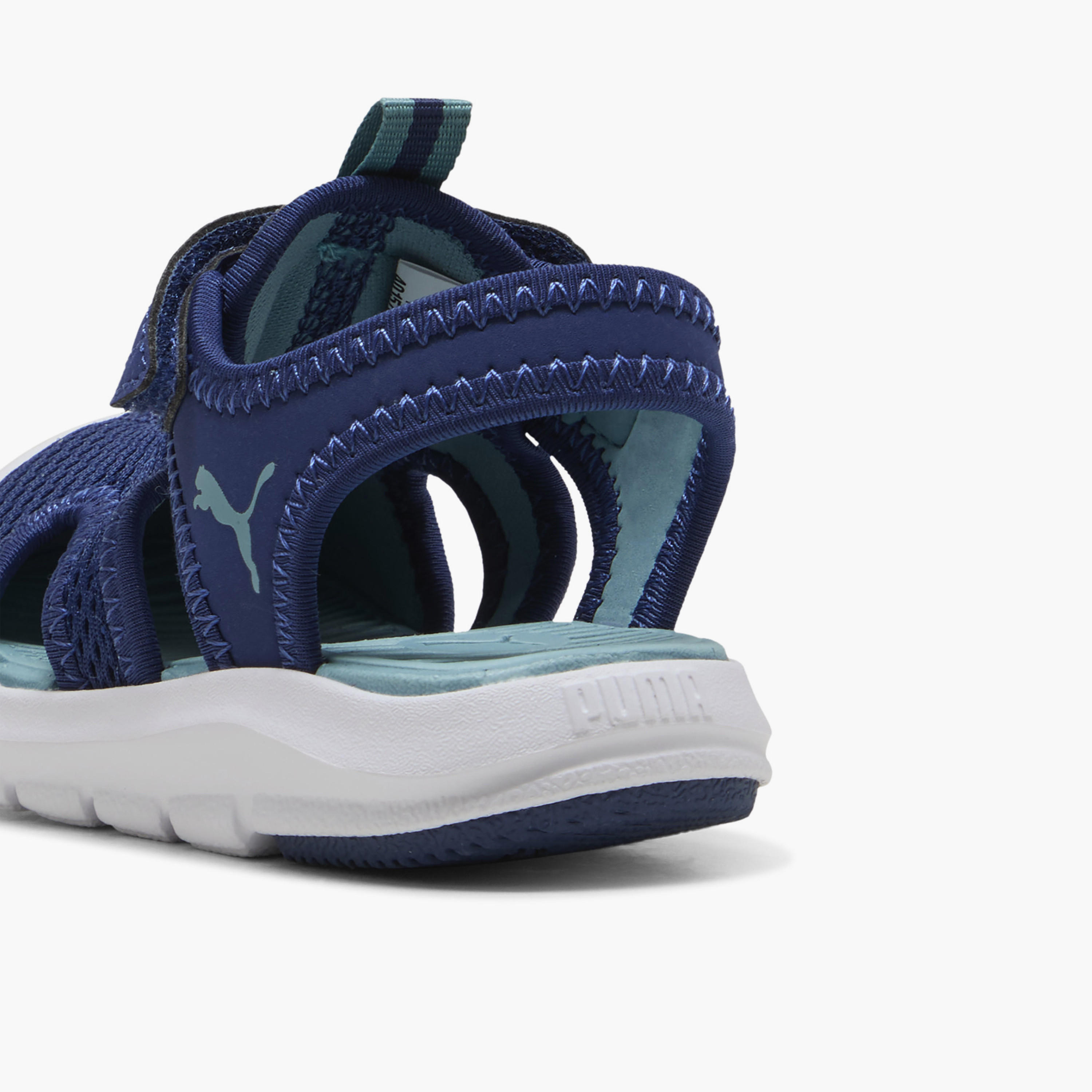Puma Fun Racer Mesh V Strap Sandals with Hook & Loop Closure-baby-boys-shoes-sandals-image-5